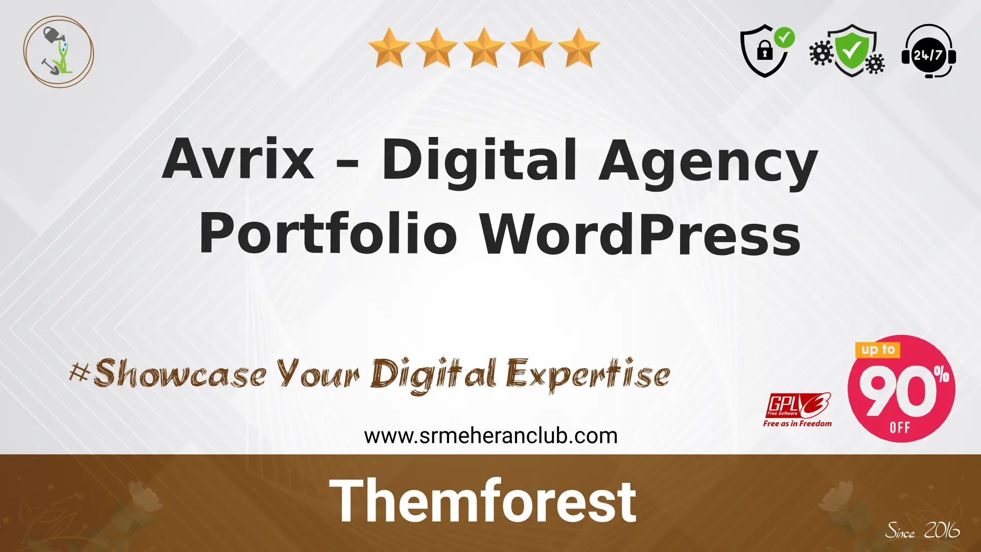Avrix – Digital Agency Portfolio WordPress