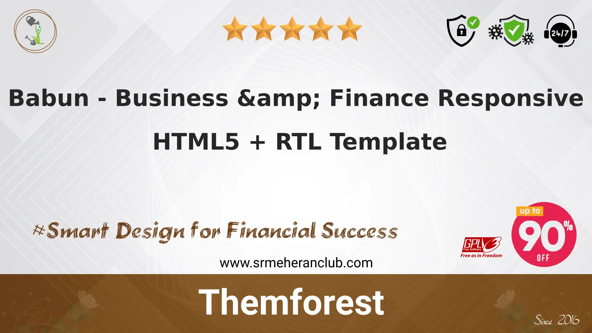 Babun – Business & Finance Responsive HTML5 + RTL Template