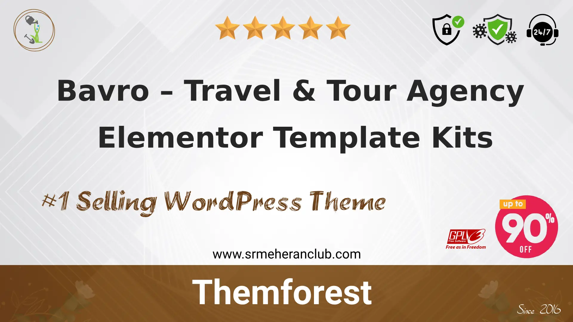 Bavro – Travel & Tour Agency Elementor Template Kits