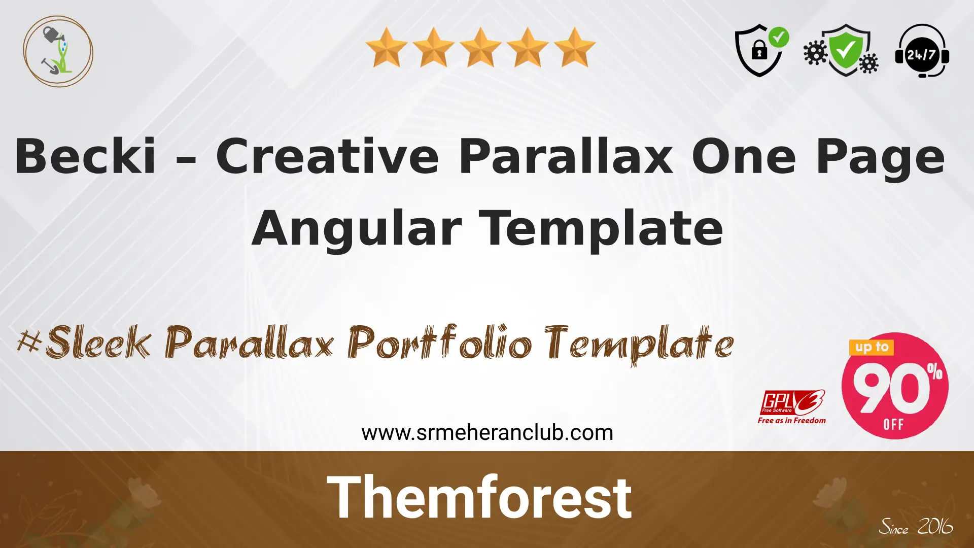 Becki – Creative Parallax One Page Angular Template