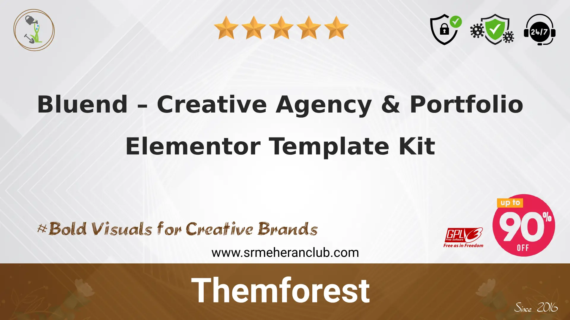 Bluend – Creative Agency & Portfolio Elementor Template Kit