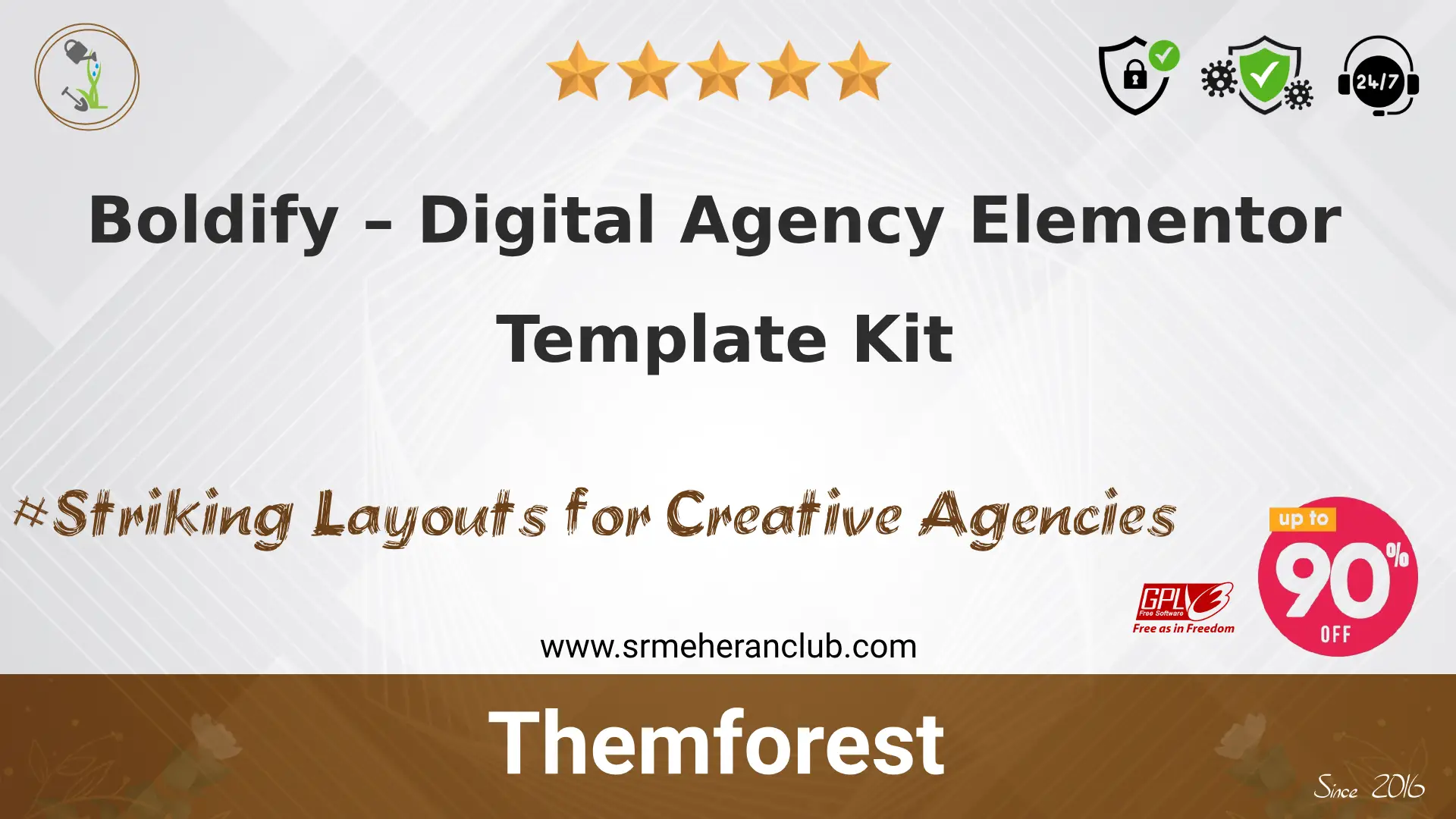 Boldify – Digital Agency Elementor Template Kit