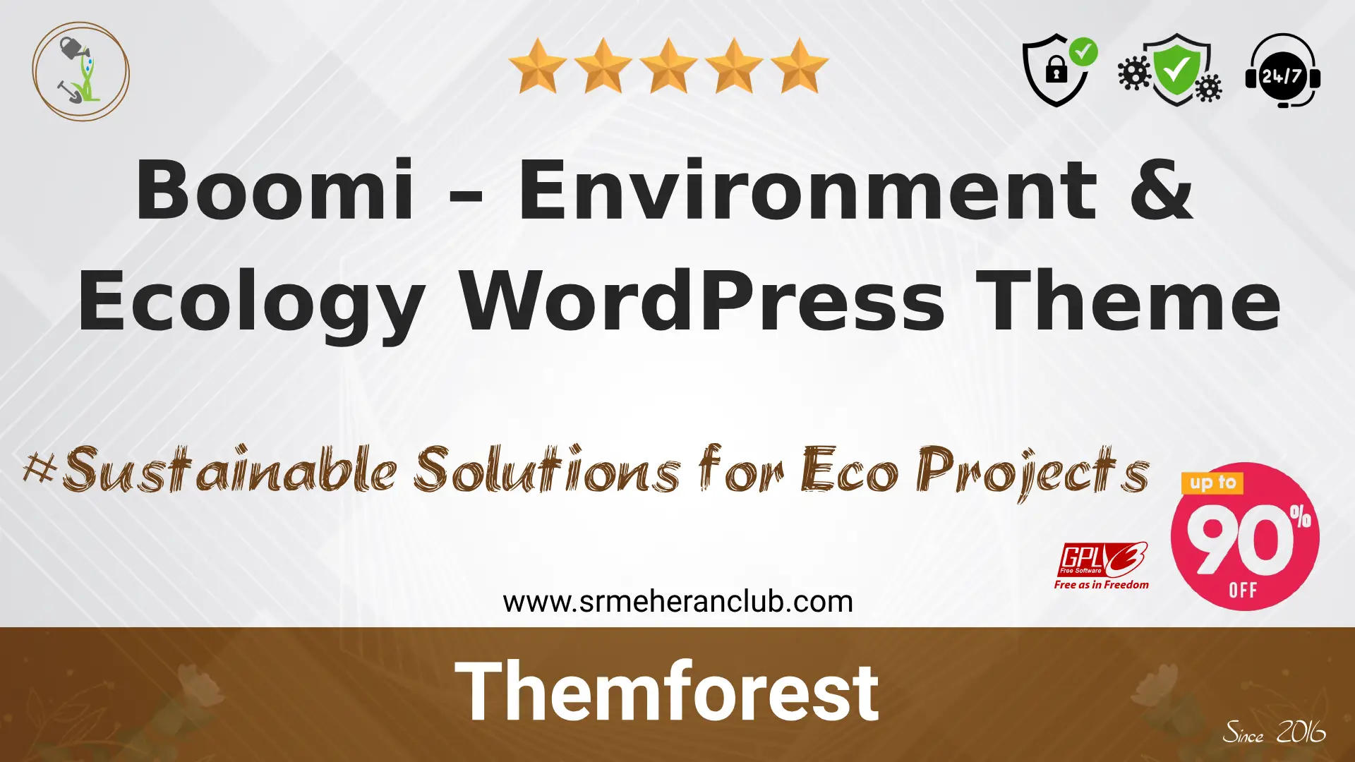 Boomi – Environment & Ecology WordPress Theme — Theme by Themeforest