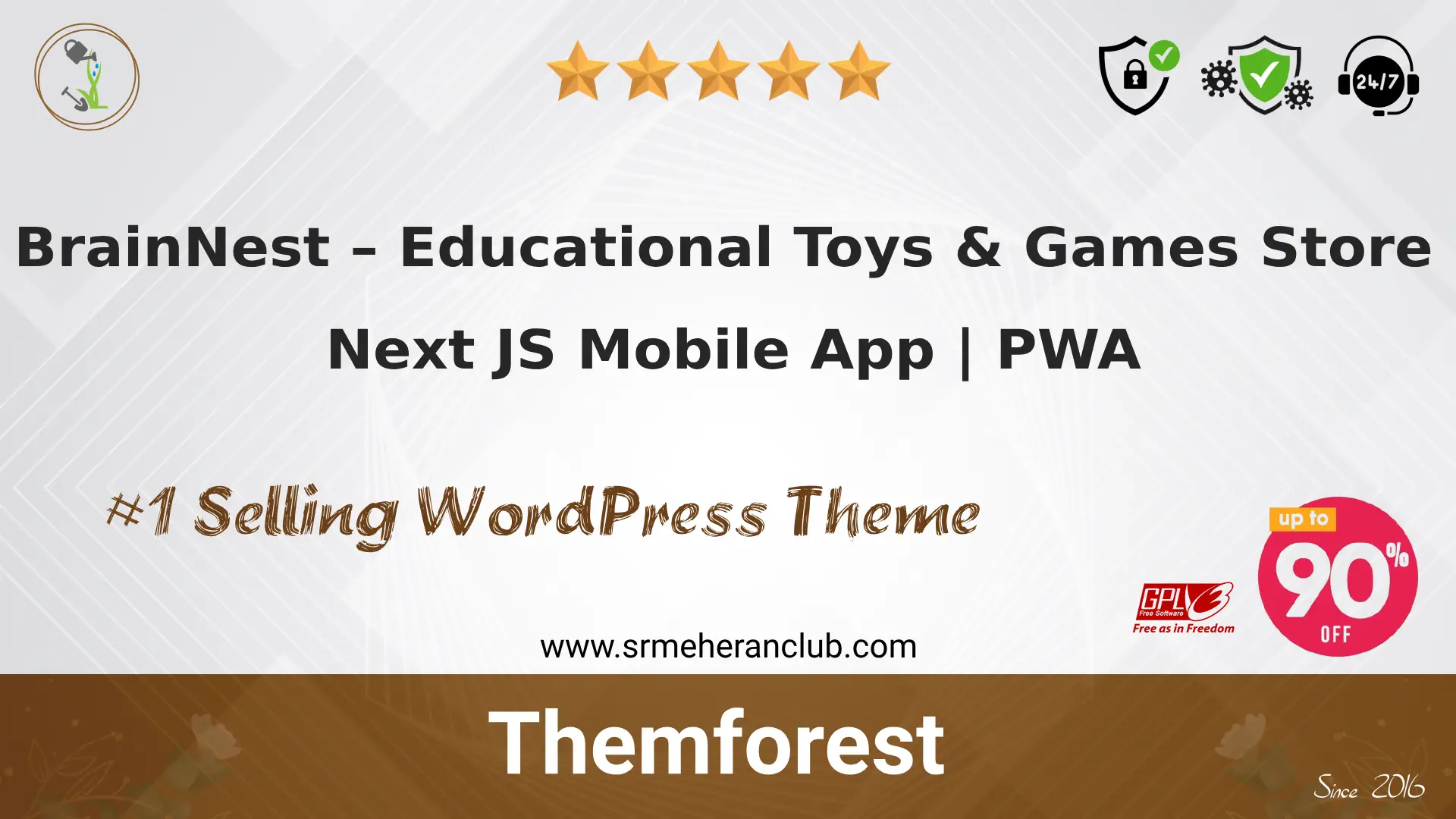 BrainNest – Educational Toys & Games Store Next JS Mobile App | PWA