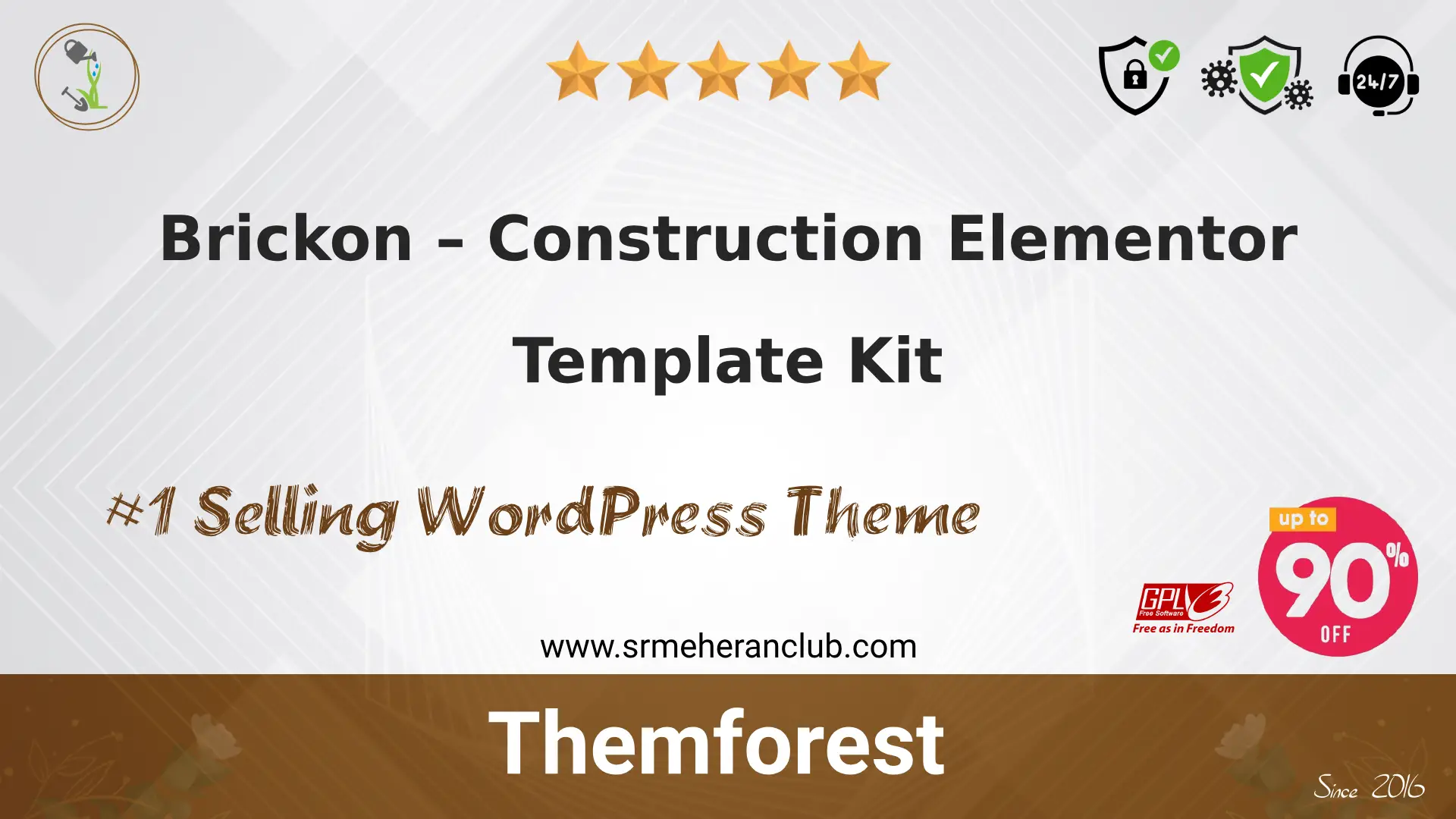Brickon – Construction Elementor Template Kit