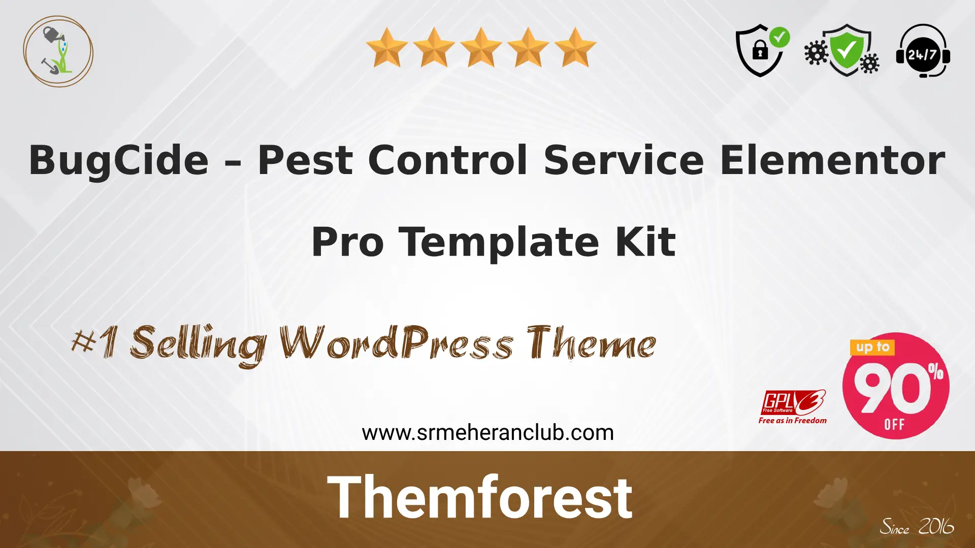 BugCide – Pest Control Service Elementor Pro Template Kit