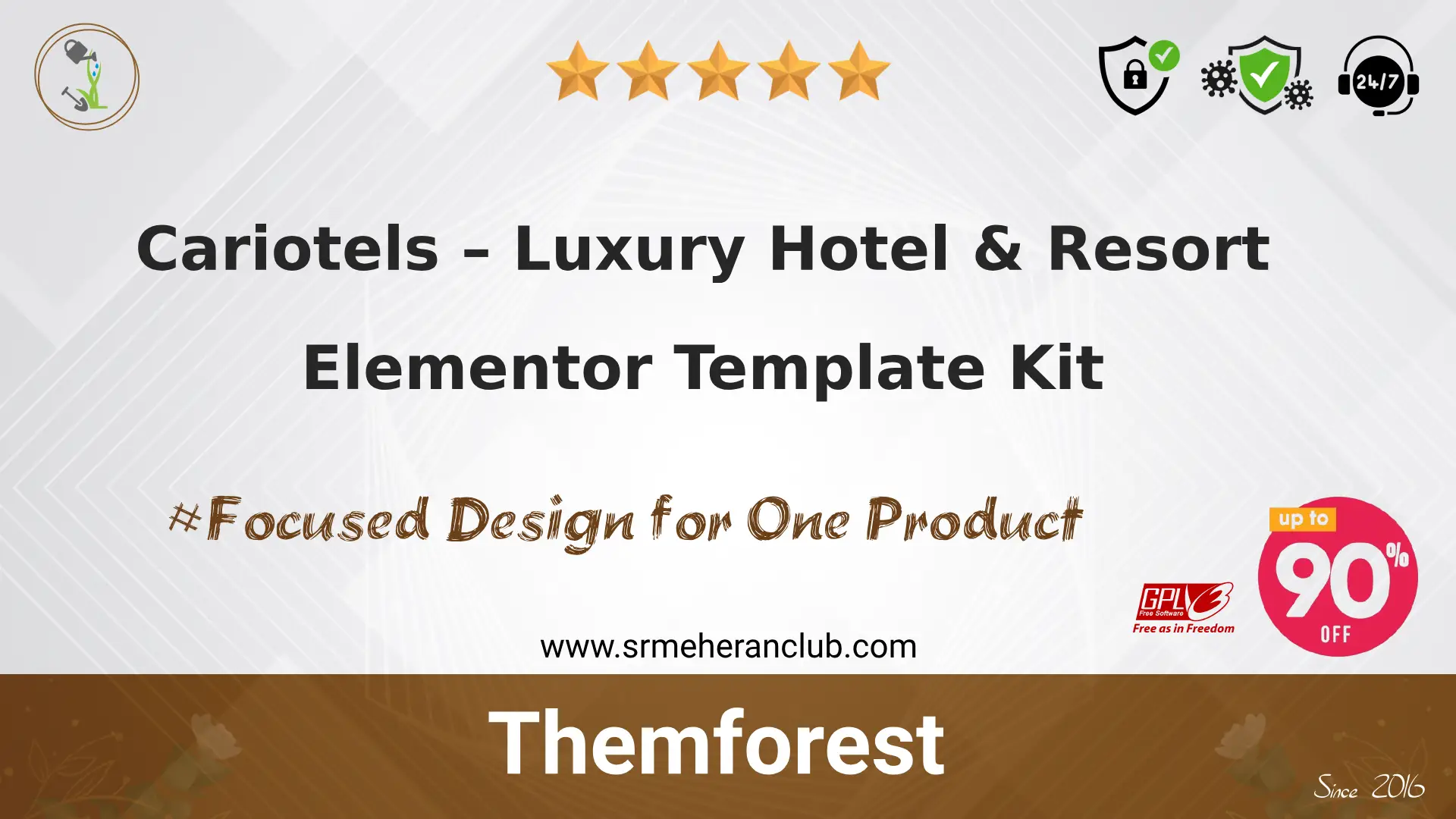 Cariotels – Luxury Hotel & Resort Elementor Template Kit
