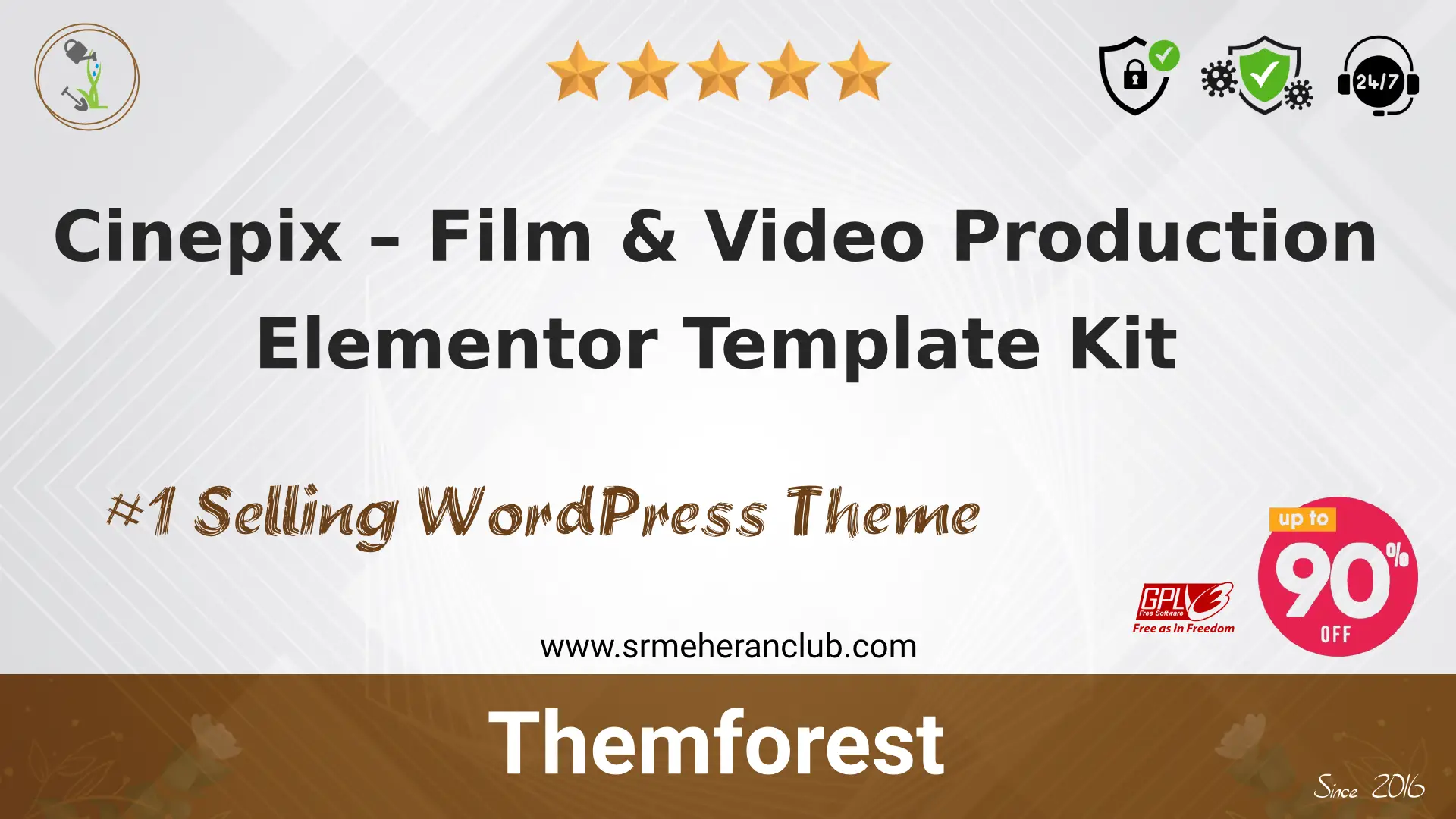 Cinepix – Film & Video Production Elementor Template Kit — Elementor Kit by Themeforest