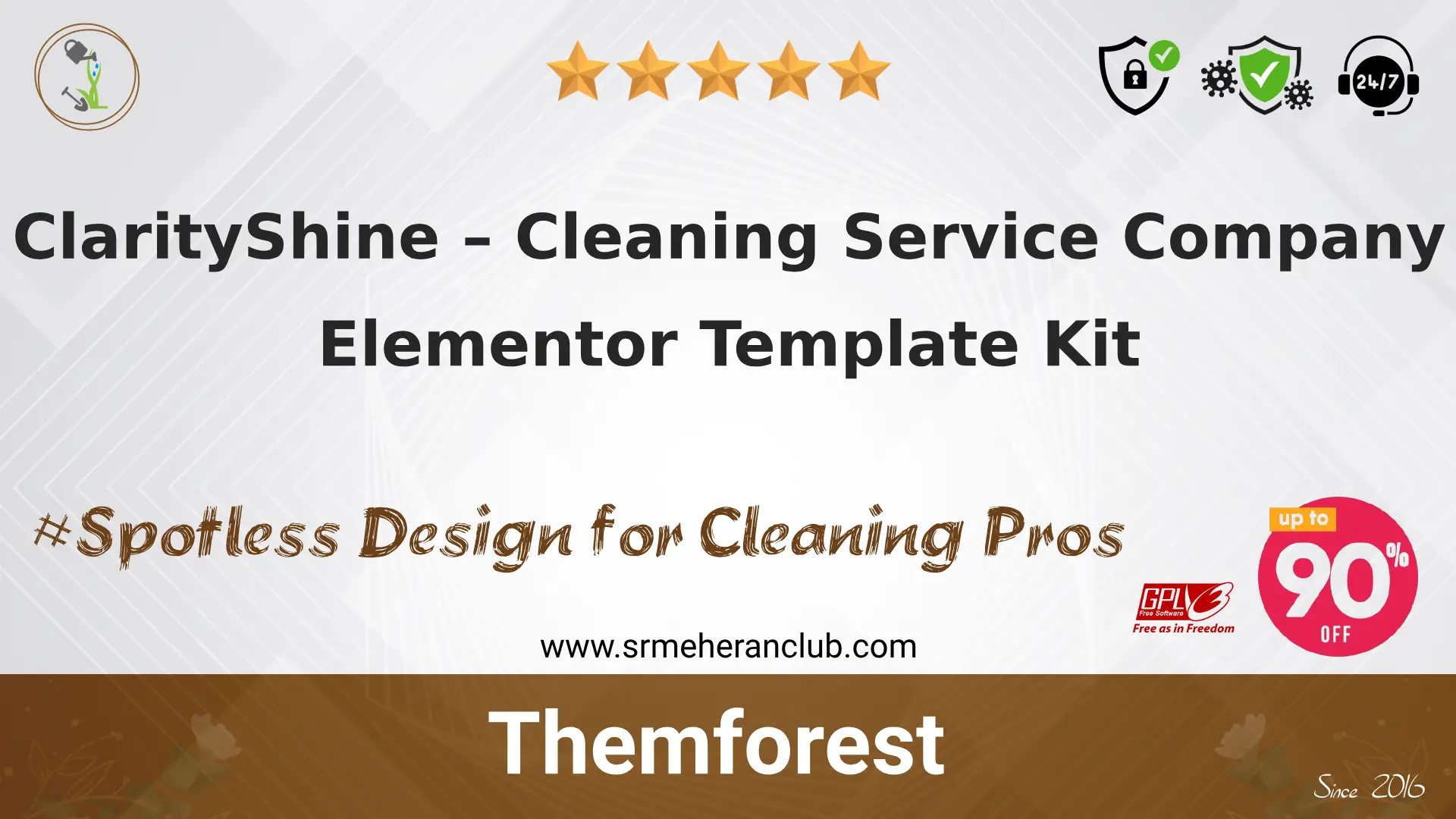 ClarityShine – Cleaning Service Company Elementor Template Kit