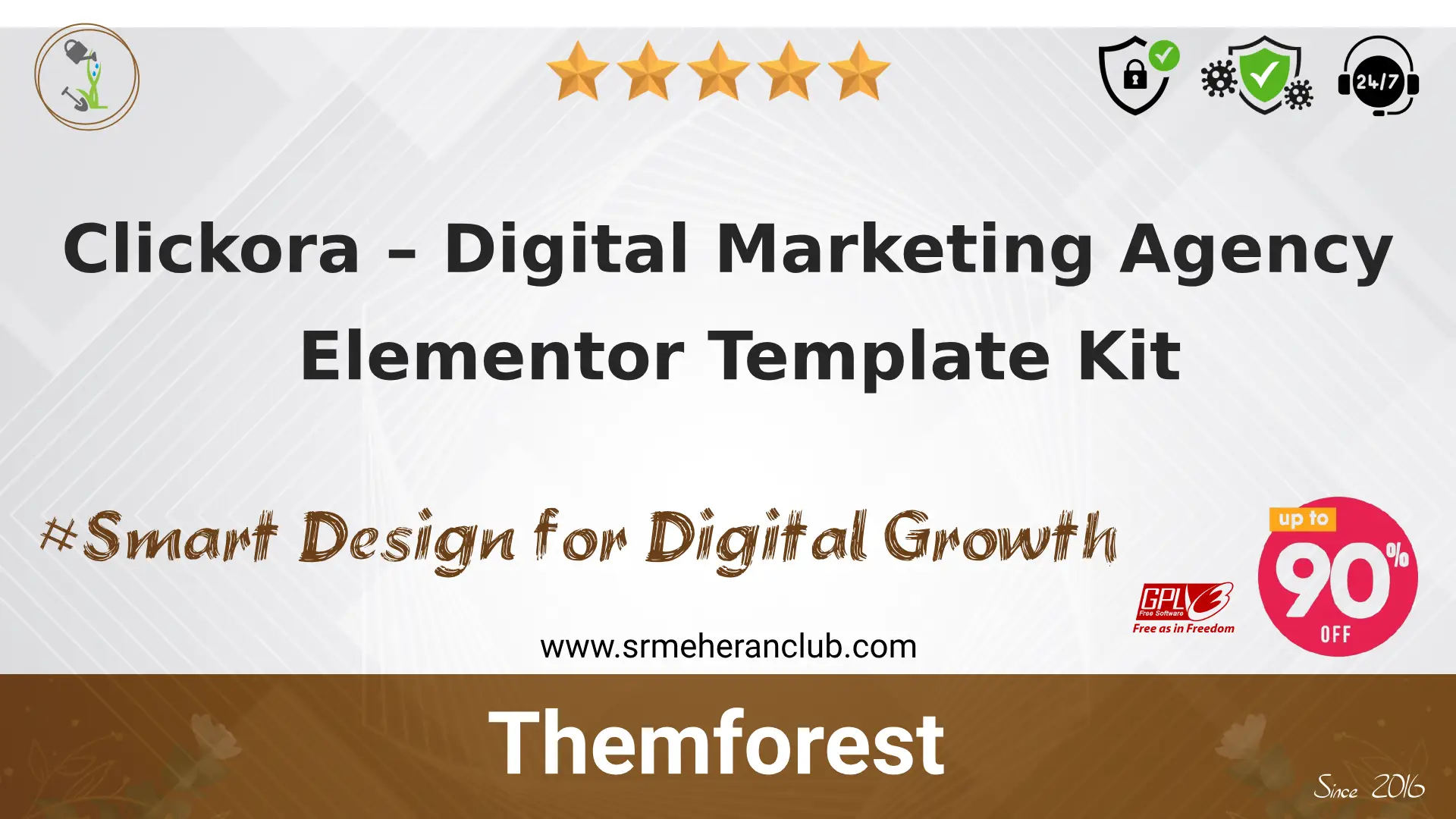 Clickora – Digital Marketing Agency Elementor Template Kit
