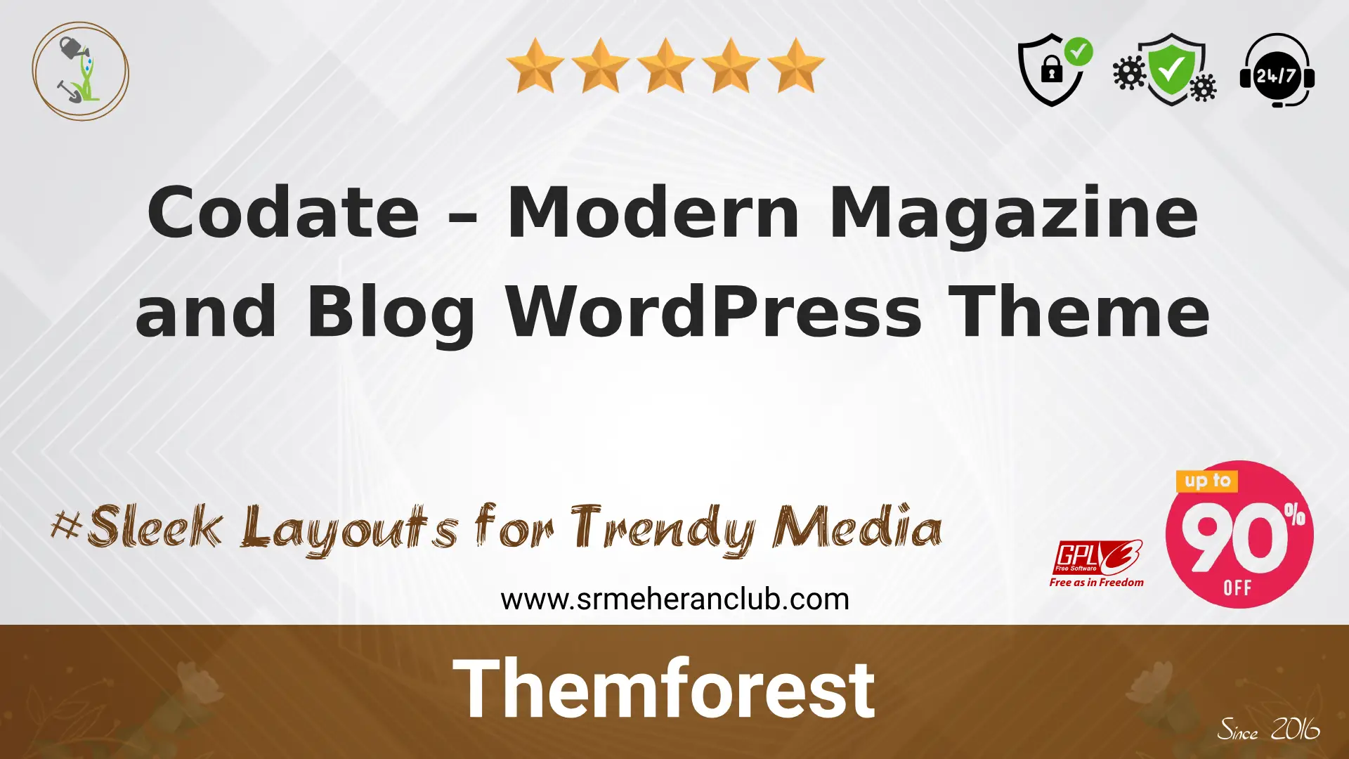 Codate – Modern Magazine and Blog WordPress Theme