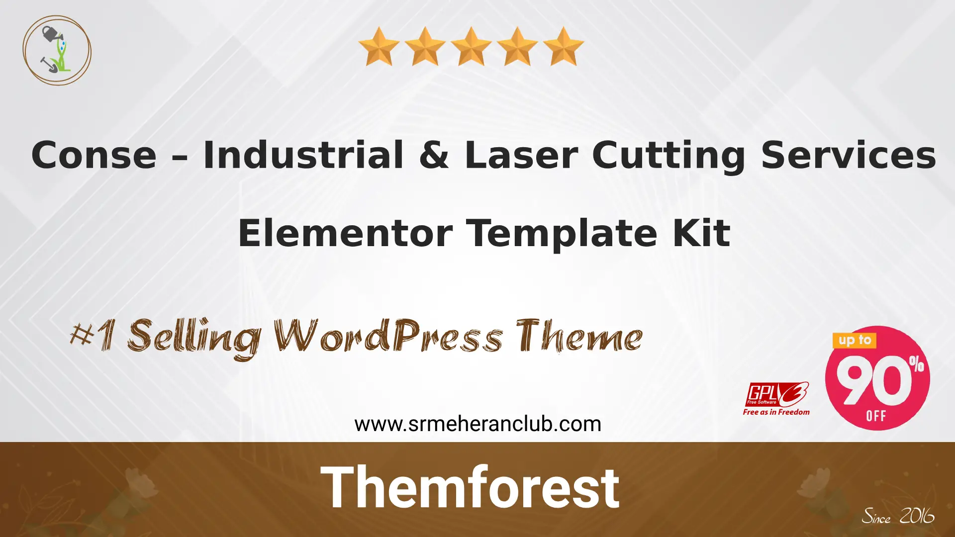 Conse – Industrial & Laser Cutting Services Elementor Template Kit