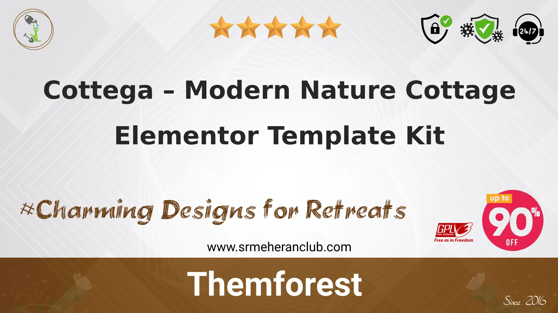 Cottega – Modern Nature Cottage Elementor Template Kit — Elementor Kit by Themeforest
