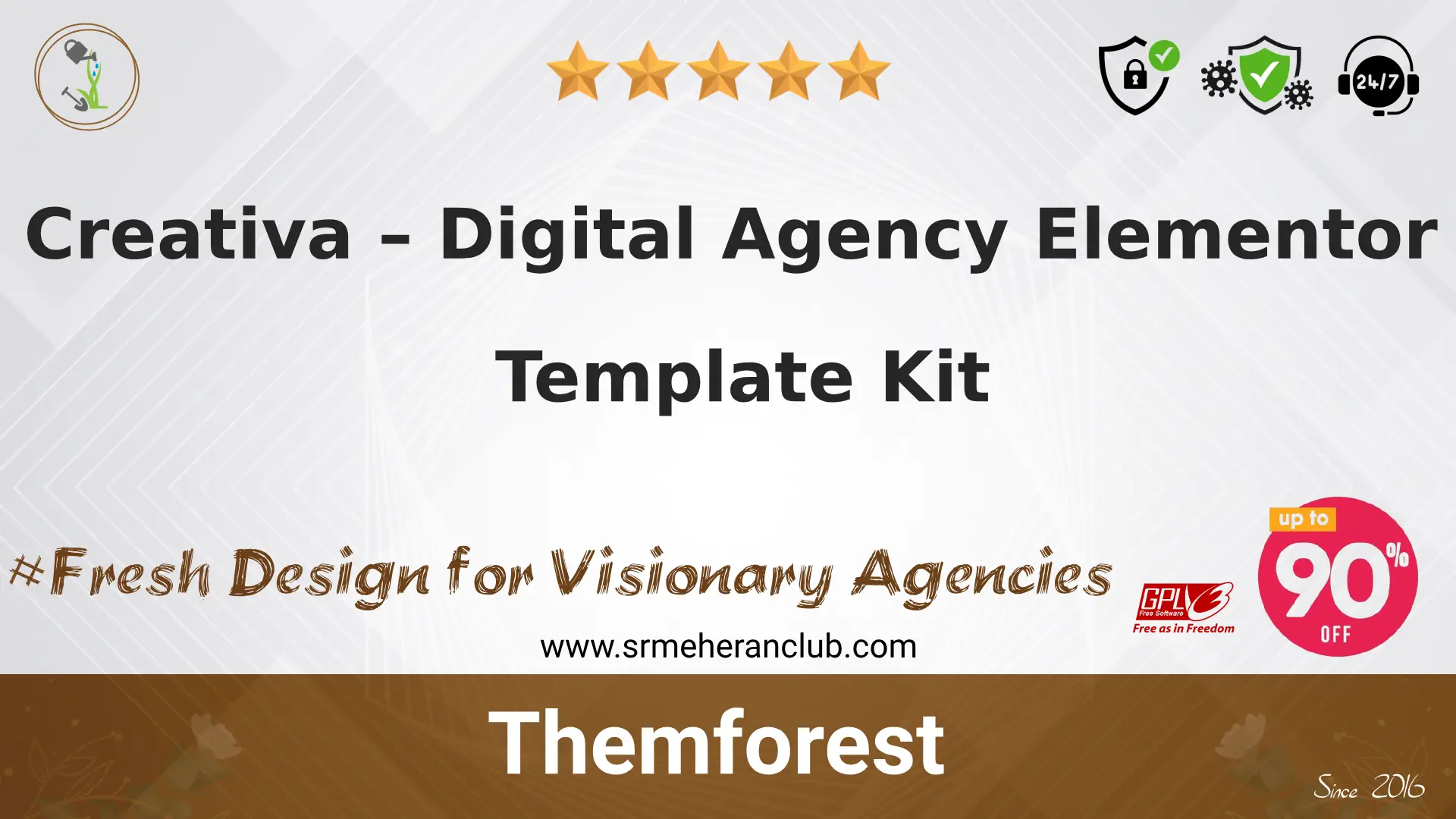 Creativa – Digital Agency Elementor Template Kit