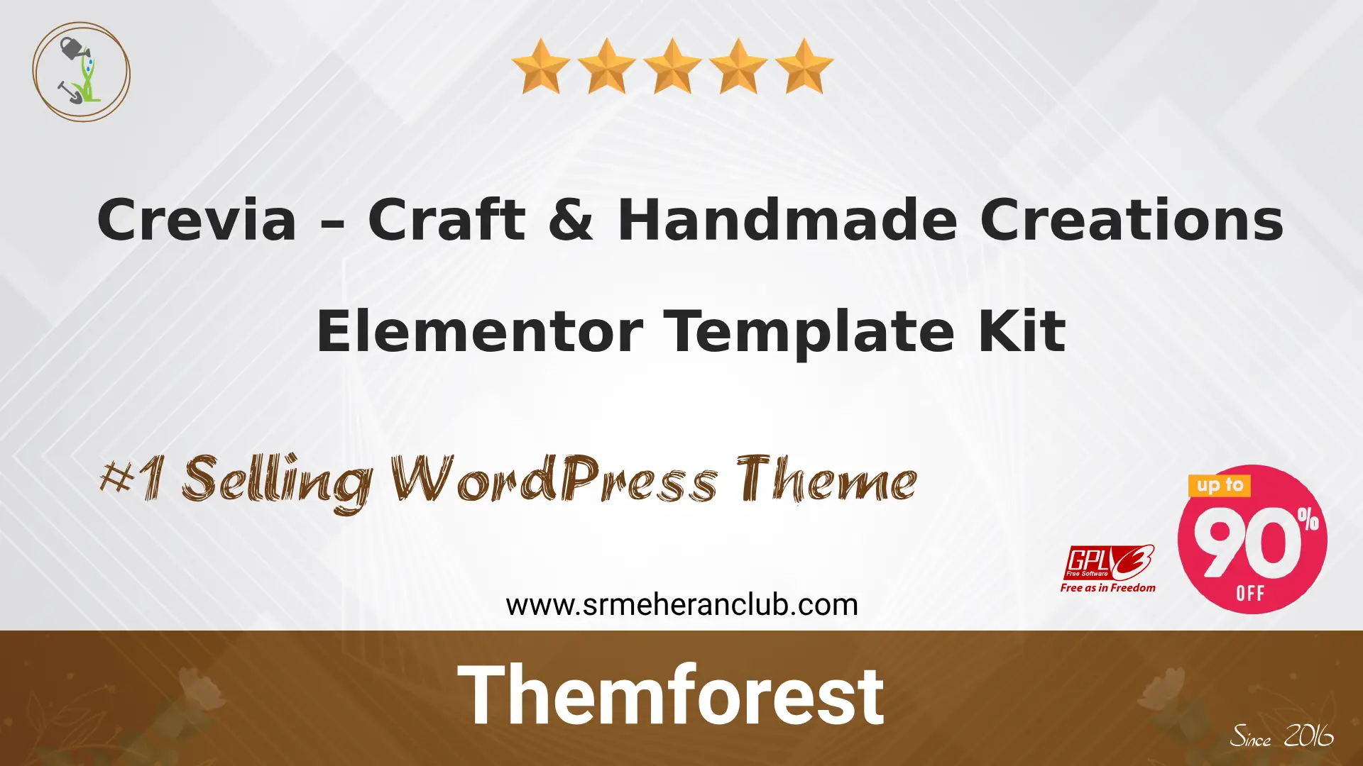Crevia – Craft & Handmade Creations Elementor Template Kit — Elementor Kit by Themeforest