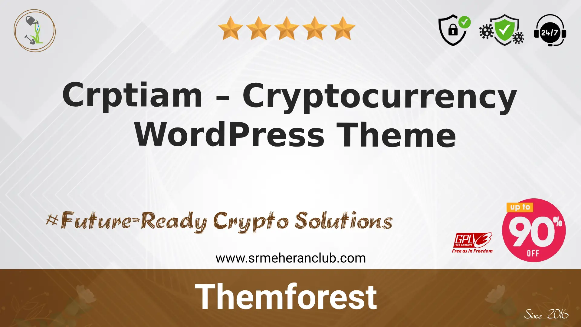 Crptiam - Cryptocurrency WordPress Theme