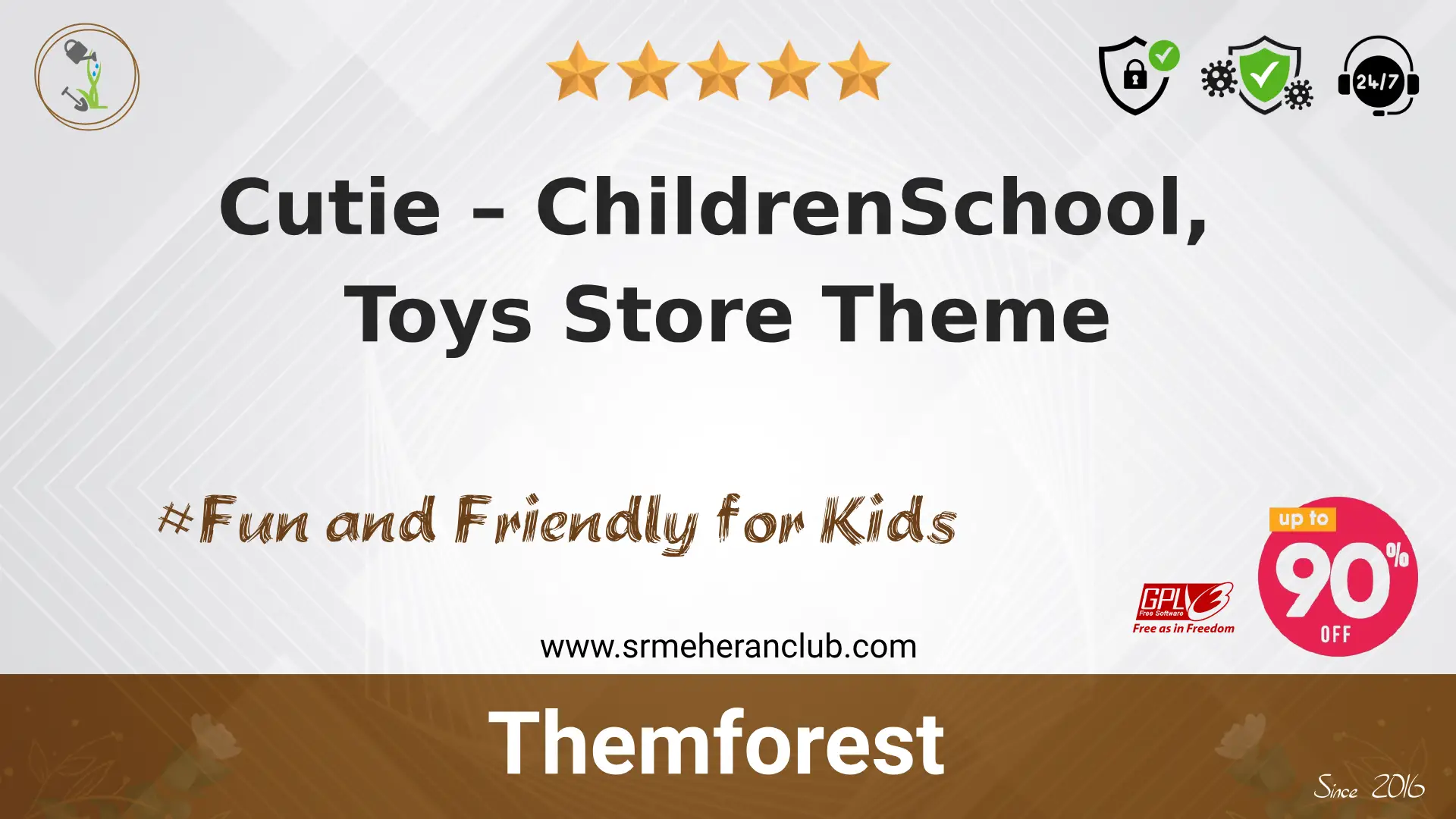 Cutie – ChildrenSchool, Toys Store Theme