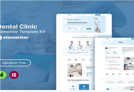 Product Image - Dentcys – Dental Clinic Elementor Template Kit