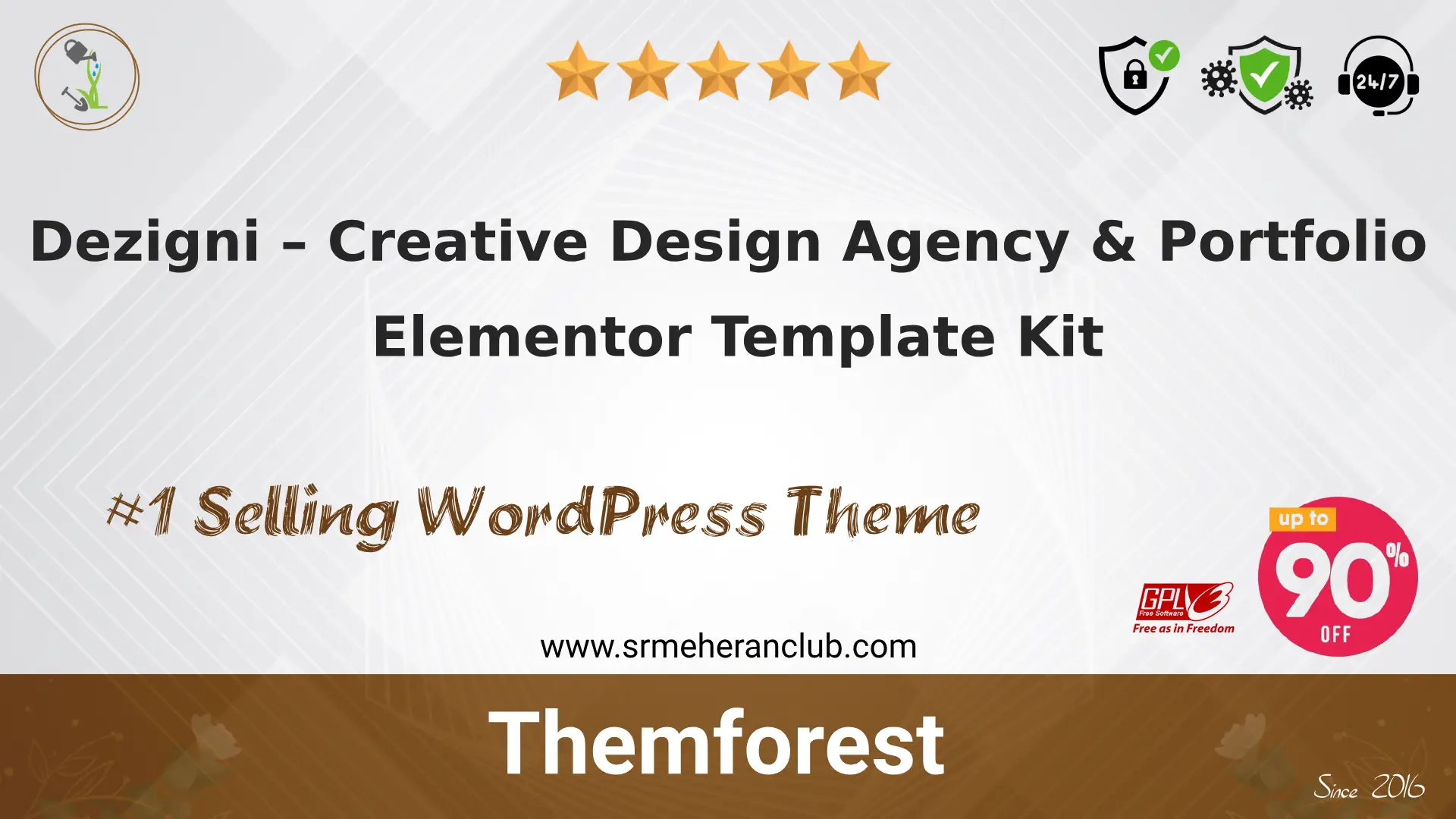 Dezigni – Creative Design Agency & Portfolio Elementor Template Kit — Elementor Kit by Themeforest