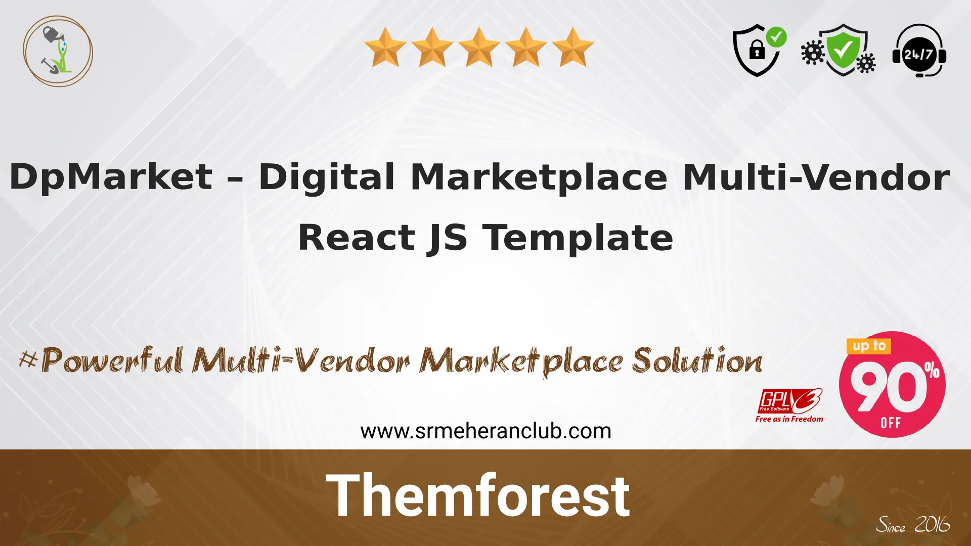 DpMarket – Digital Marketplace Multi-Vendor React JS Template