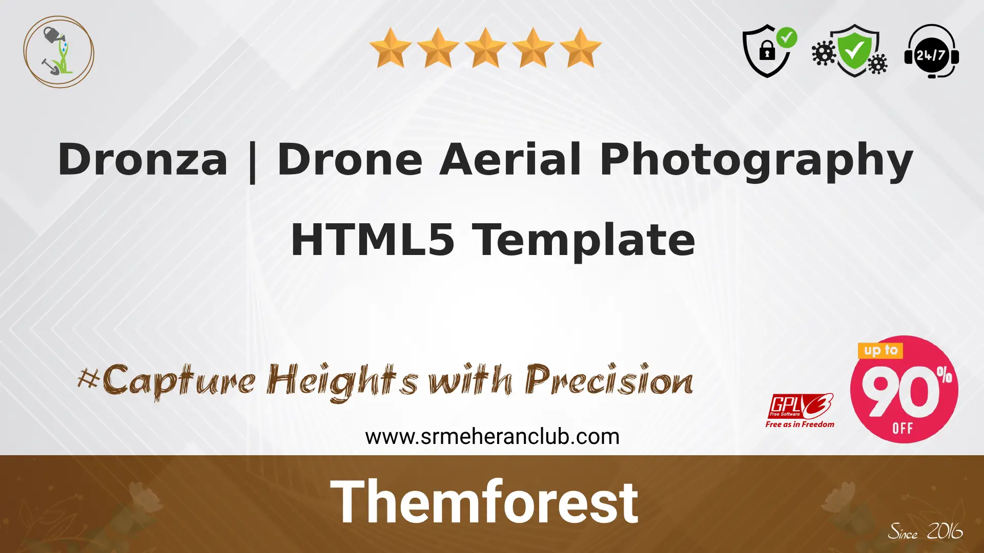 Dronza | Drone Aerial Photography HTML5 Template