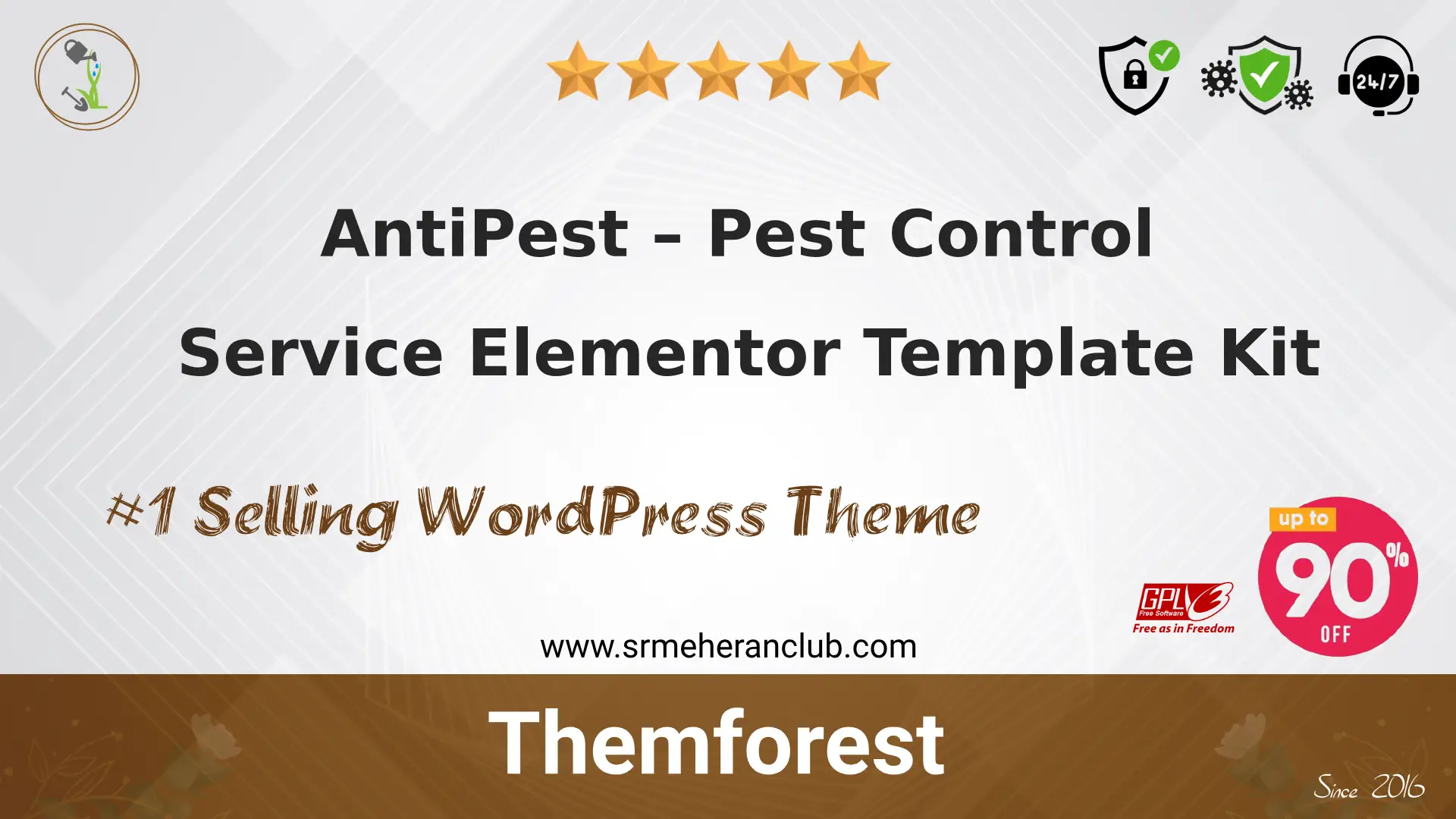 AntiPest – Pest Control Service Elementor Template Kit