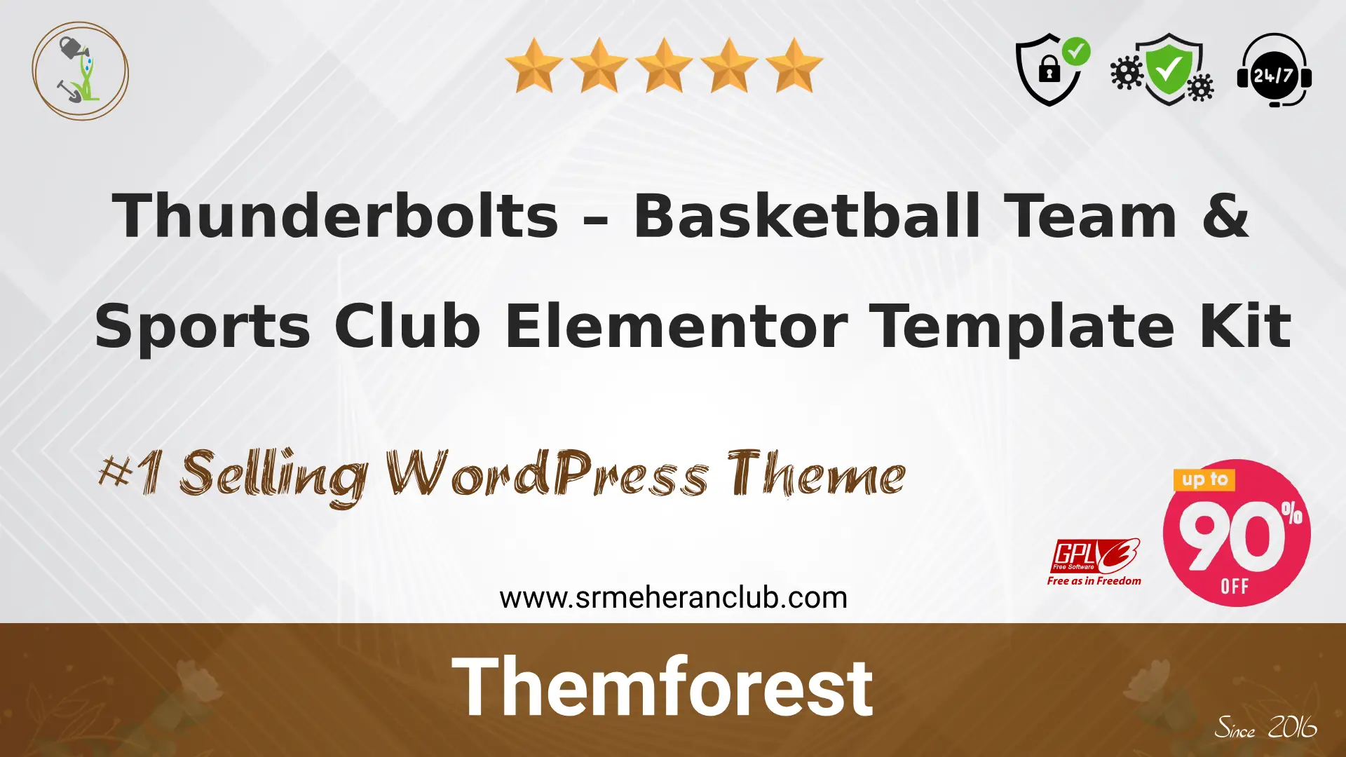 Thunderbolts – Basketball Team & Sports Club Elementor Template Kit — Elementor Kit by Themeforest
