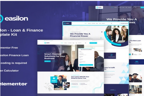 Product Image - Easilon – Loan & Finance Template Kit