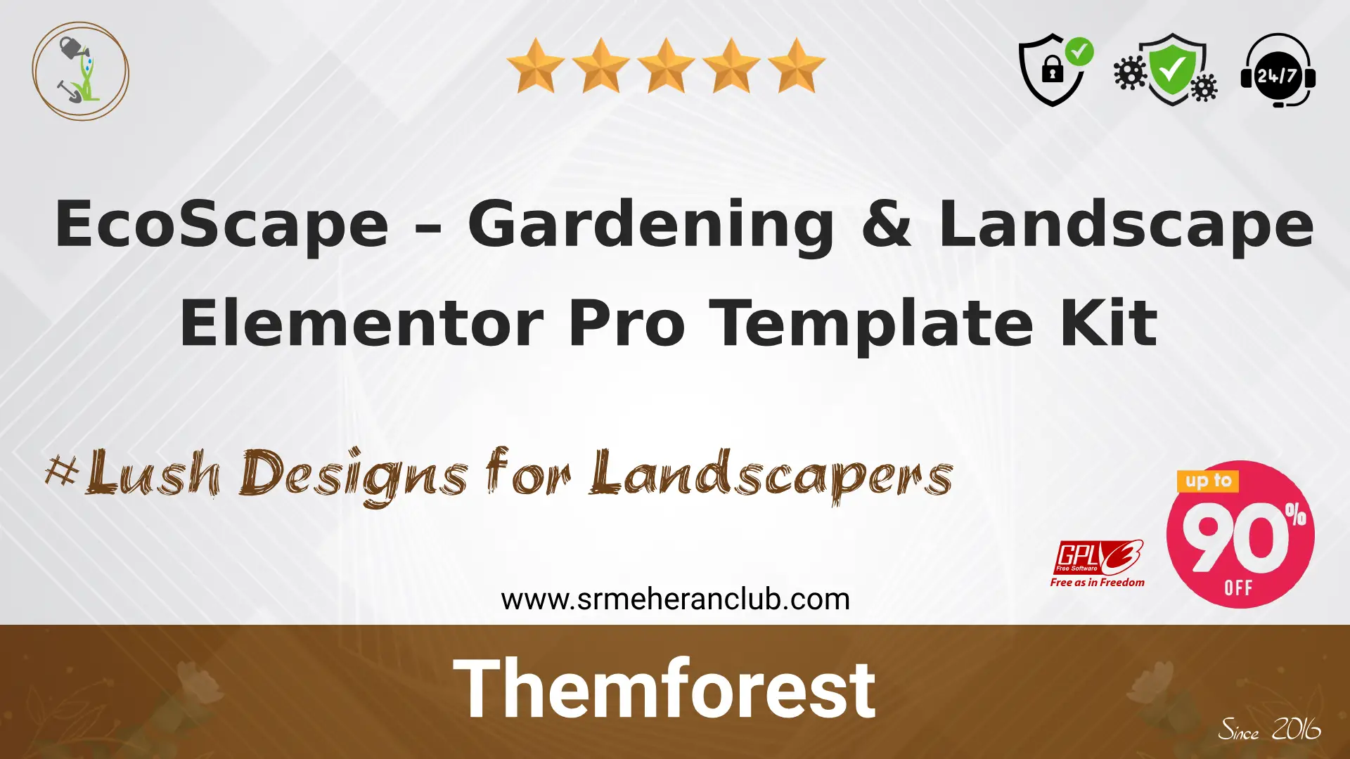 EcoScape – Gardening & Landscape Elementor Pro Template Kit — Elementor Kit by Themeforest