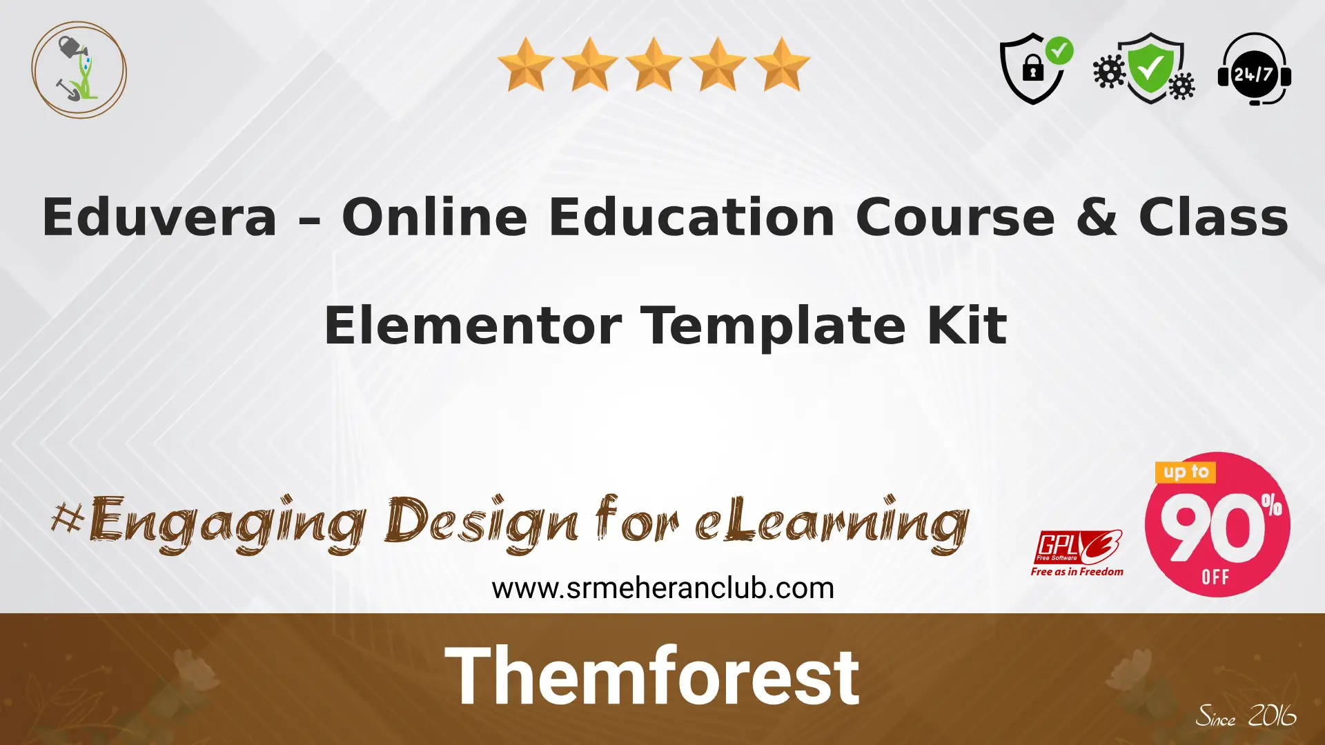 Eduvera – Online Education Course & Class Elementor Template Kit — Elementor Kit by Themeforest