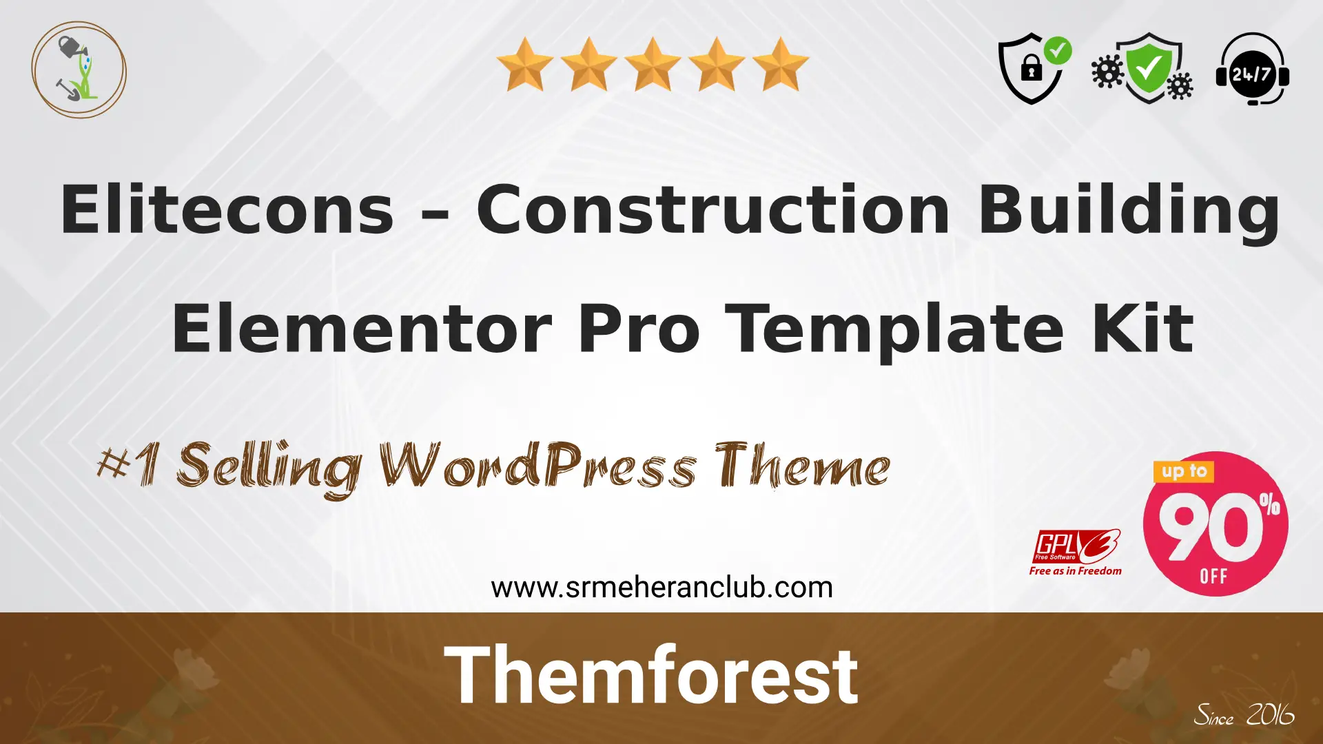Elitecons – Construction Building Elementor Pro Template Kit