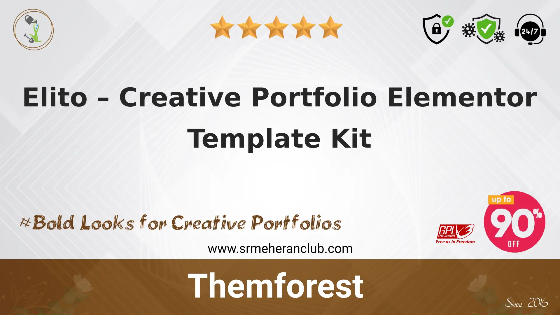 Elito – Creative Portfolio Elementor Template Kit