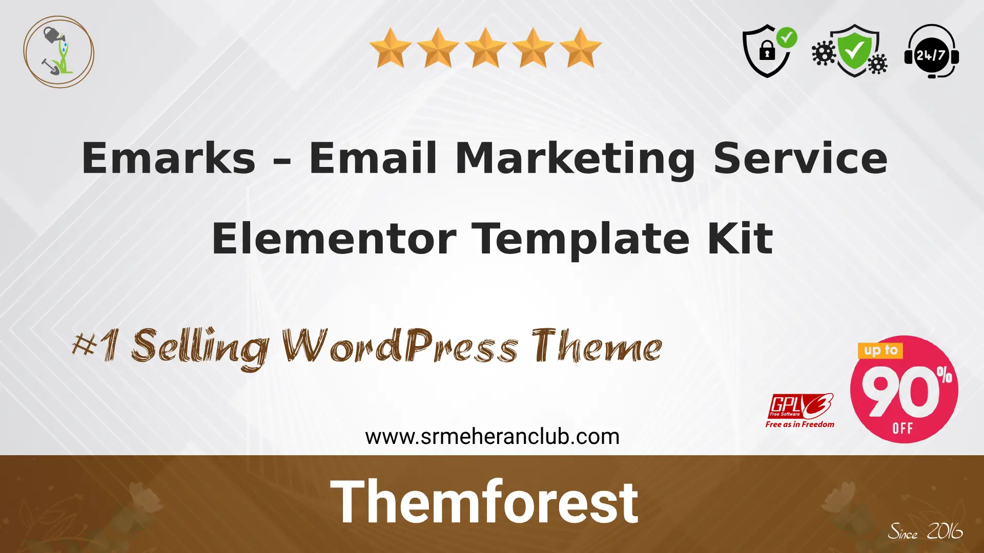 Emarks – Email Marketing Service Elementor Template Kit