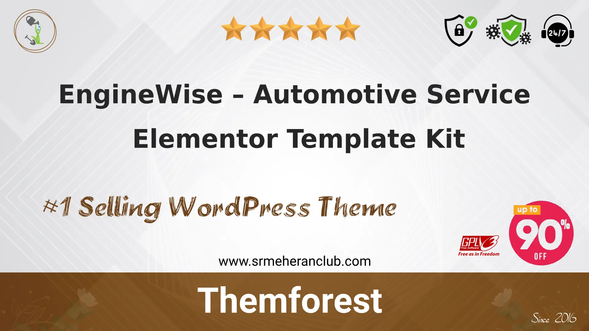 EngineWise – Automotive Service Elementor Template Kit