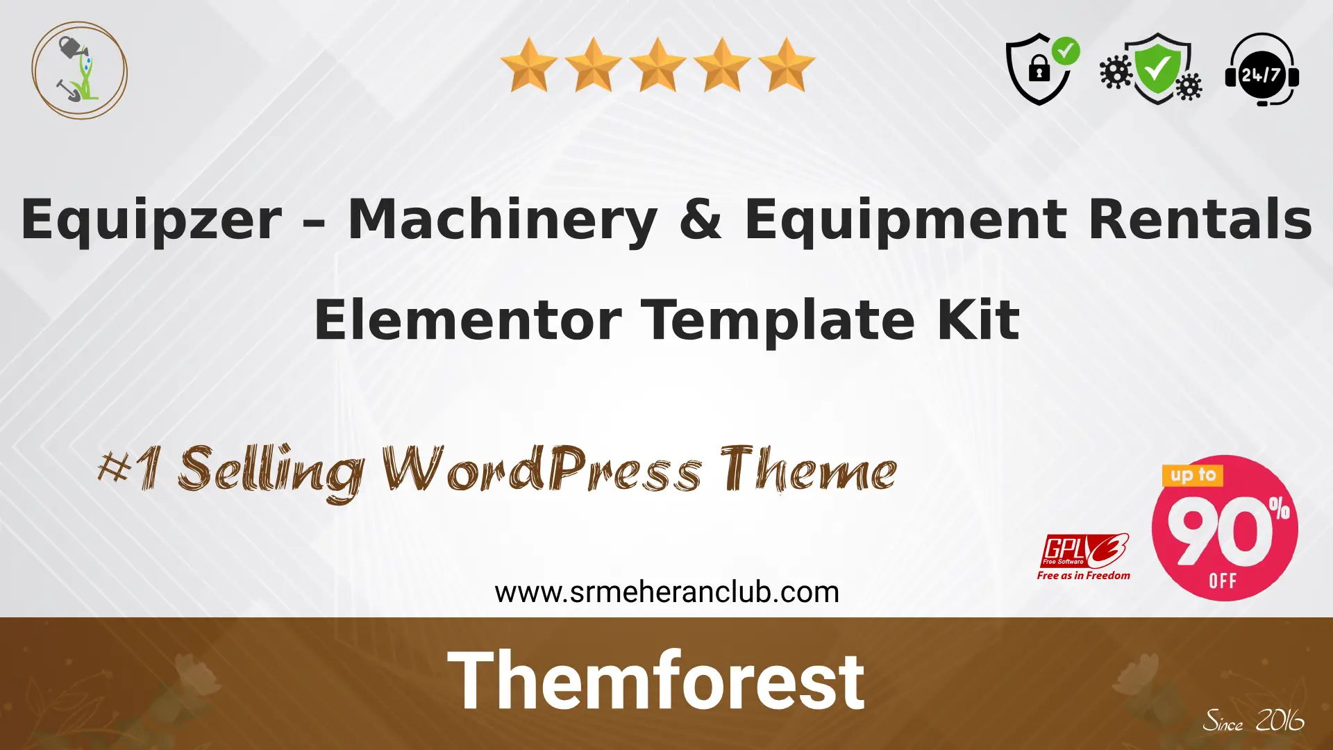 Equipzer – Machinery & Equipment Rentals Elementor Template Kit