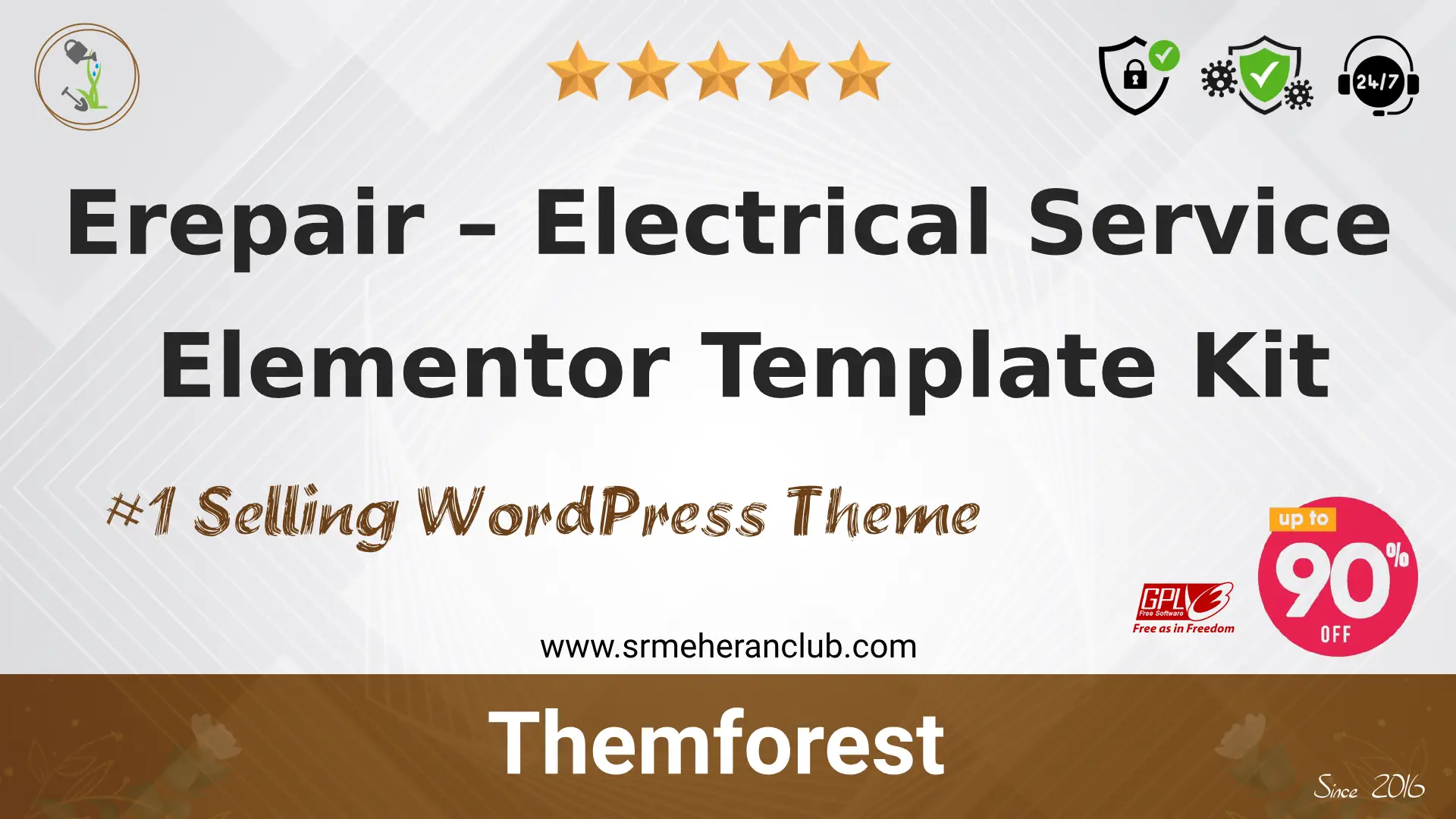 Erepair – Electrical Service Elementor Template Kit