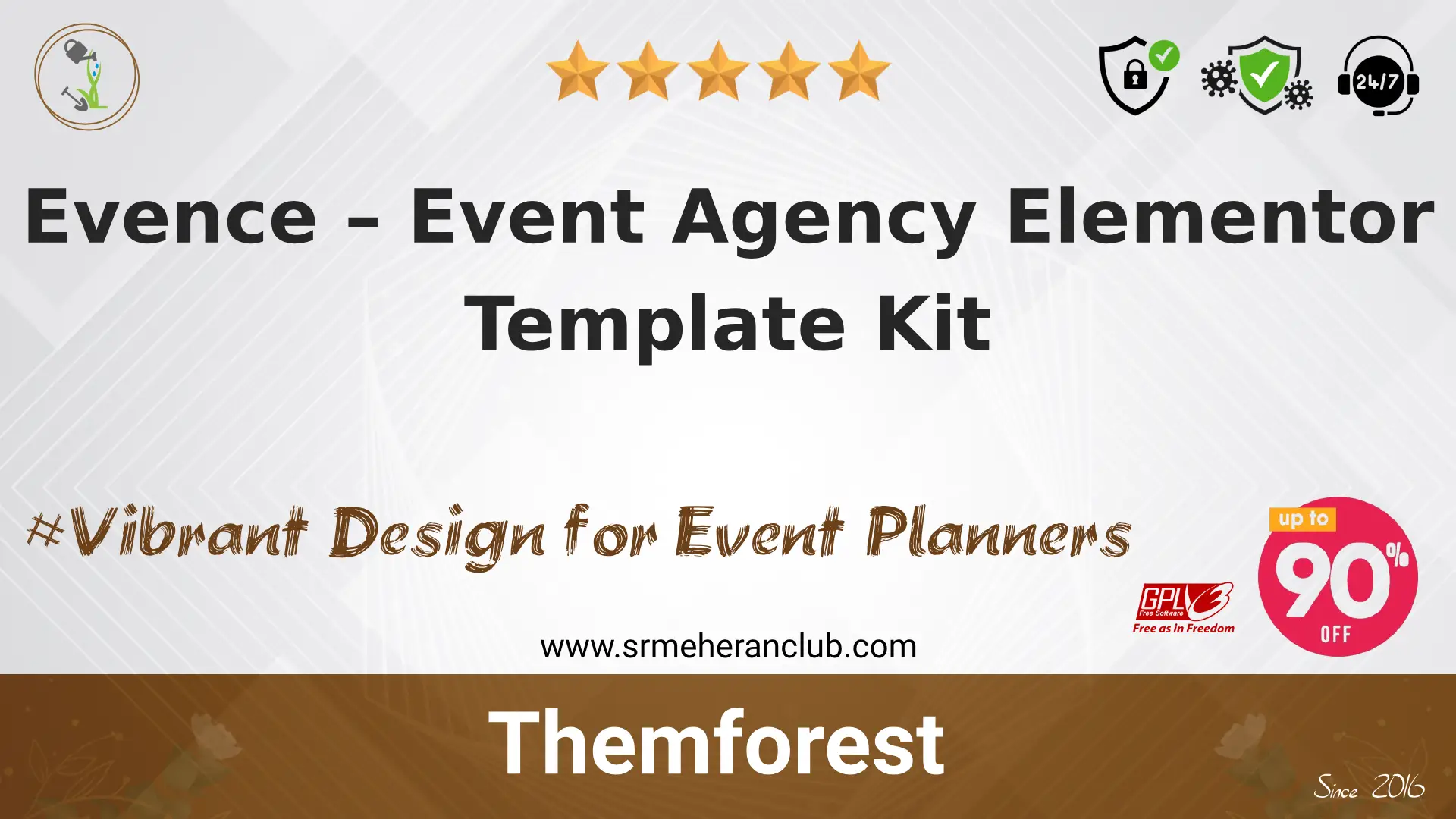 Evence – Event Agency Elementor Template Kit