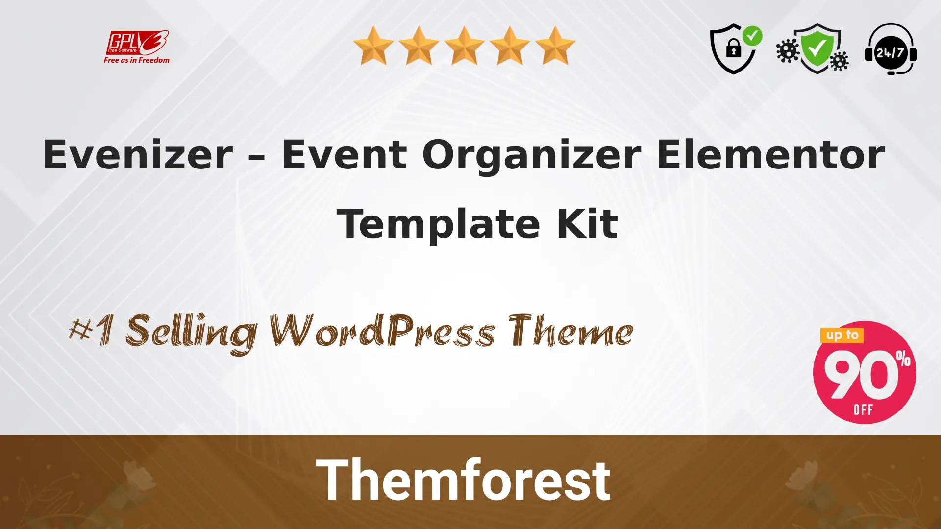 Evenizer – Event Organizer Elementor Template Kit