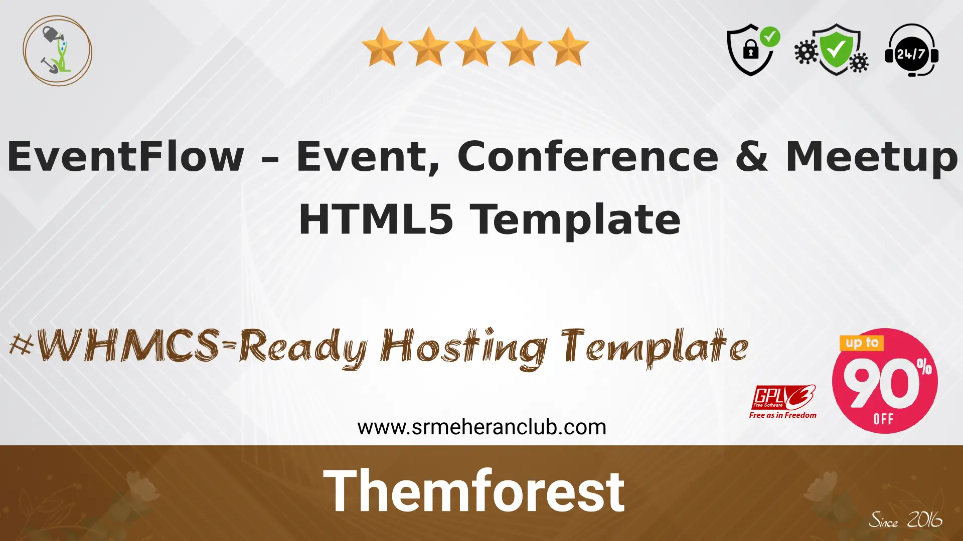 EventFlow – Event, Conference & Meetup HTML5 Template