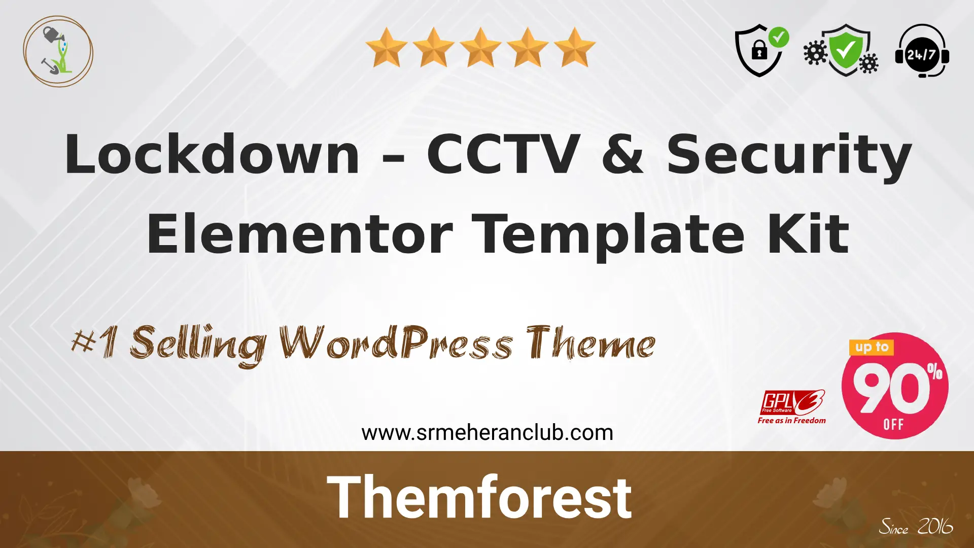 Lockdown – CCTV & Security Elementor Template Kit