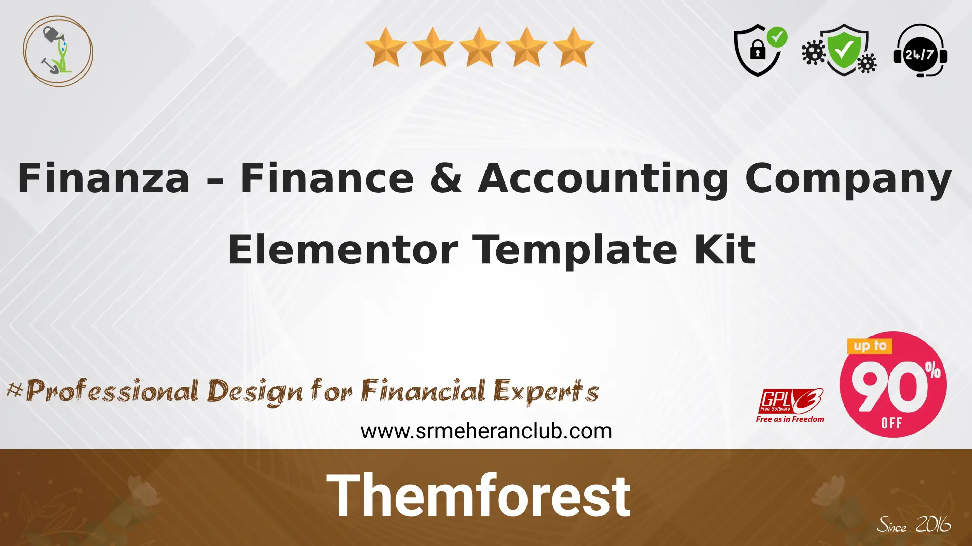 Finanza – Finance & Accounting Company Elementor Template Kit