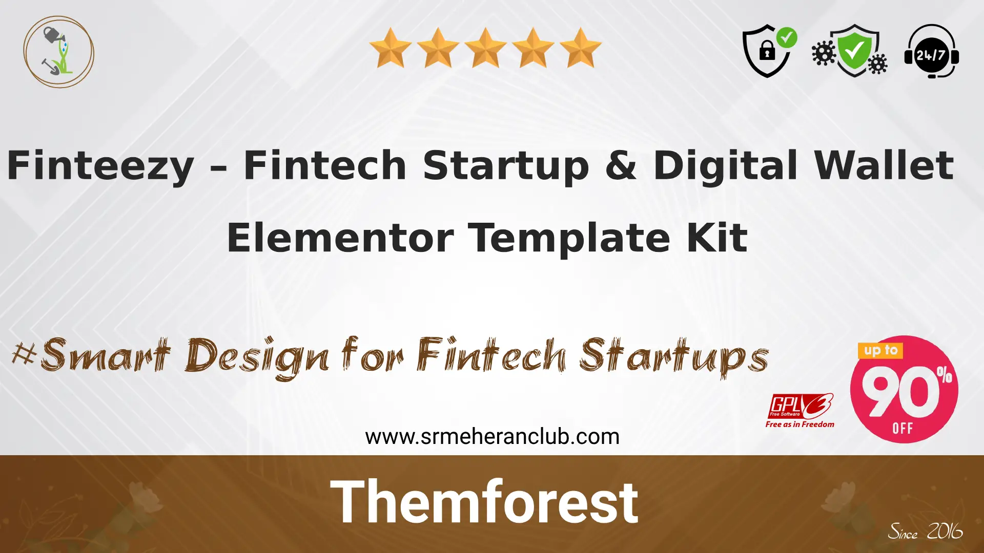 Finteezy – Fintech Startup & Digital Wallet Elementor Template Kit