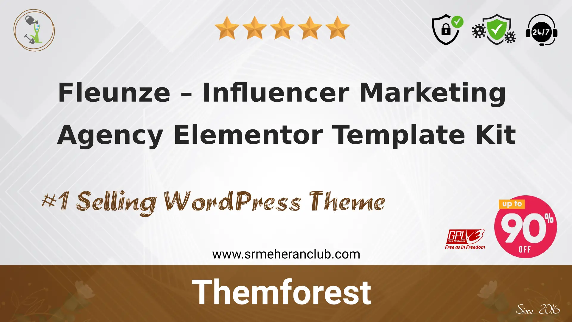 Fleunze – Influencer Marketing Agency Elementor Template Kit