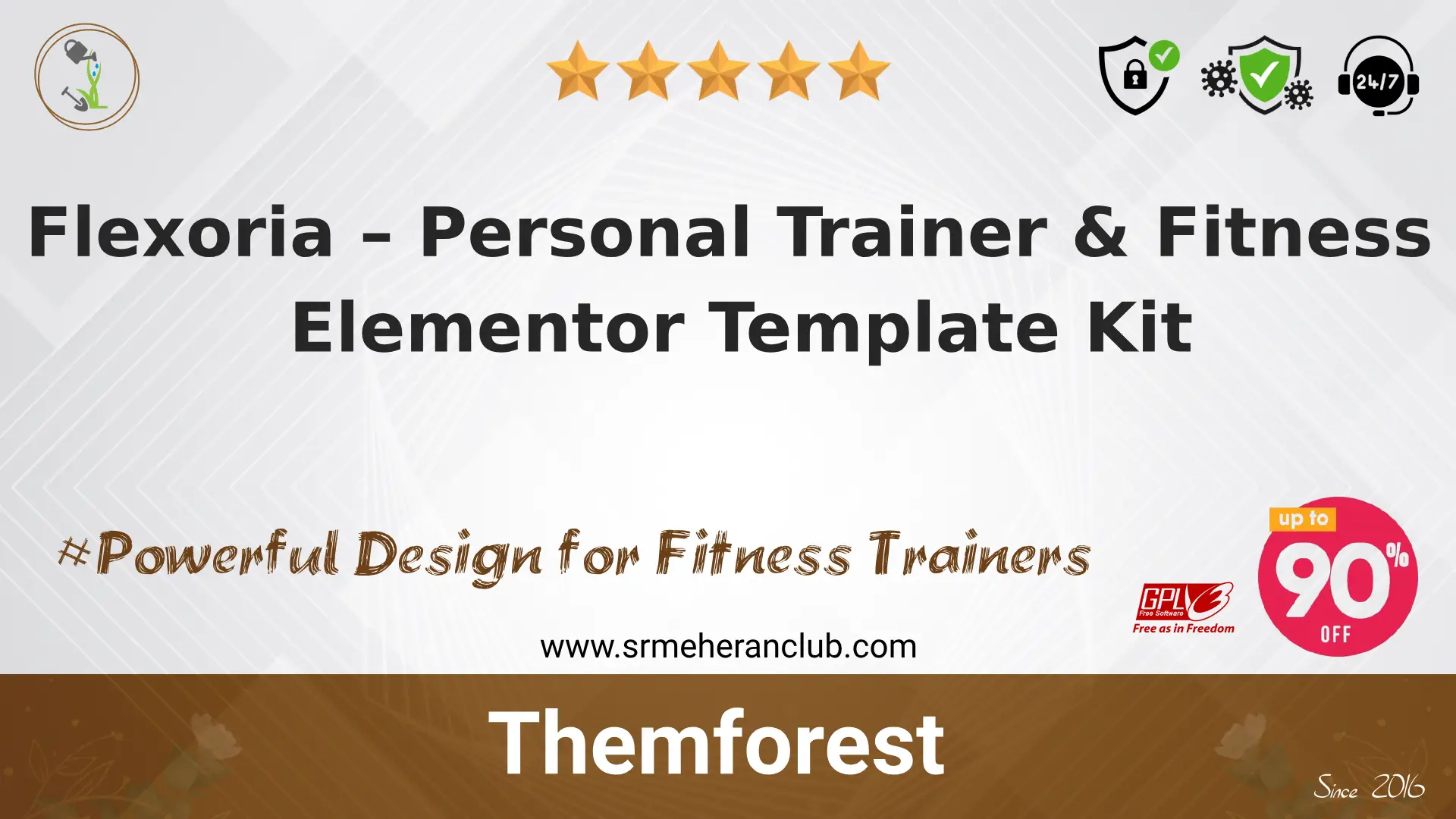 Flexoria – Personal Trainer & Fitness Elementor Template Kit