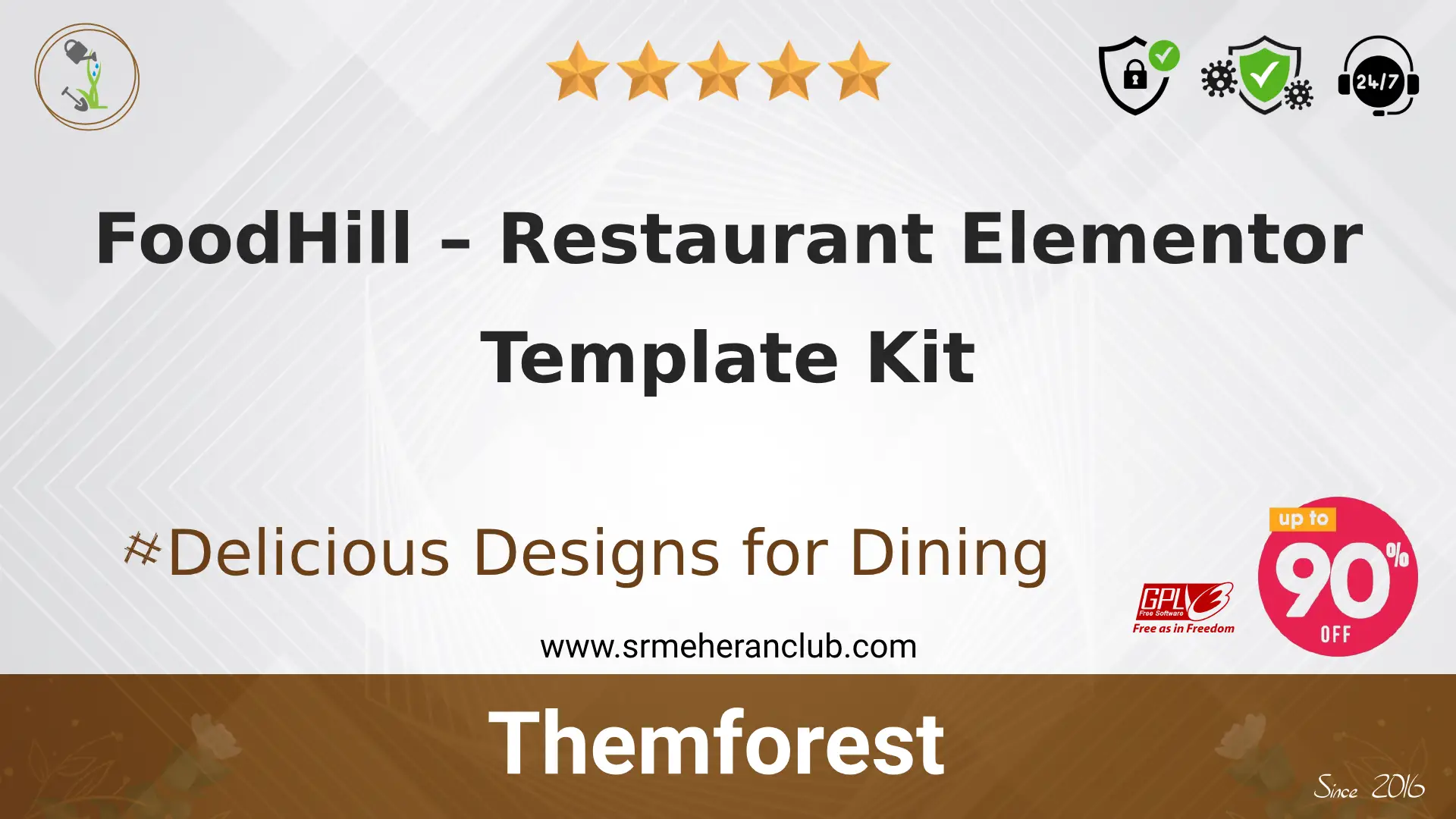 FoodHill – Restaurant Elementor Template Kit