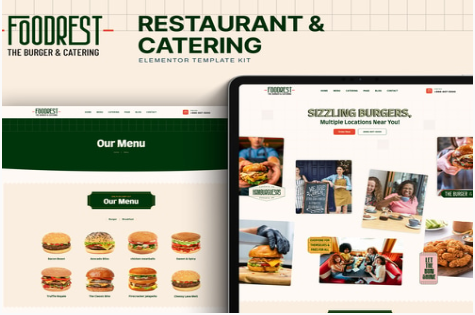 Product Image - Foodrest – Restaurant & Catering Elementor Template Kit