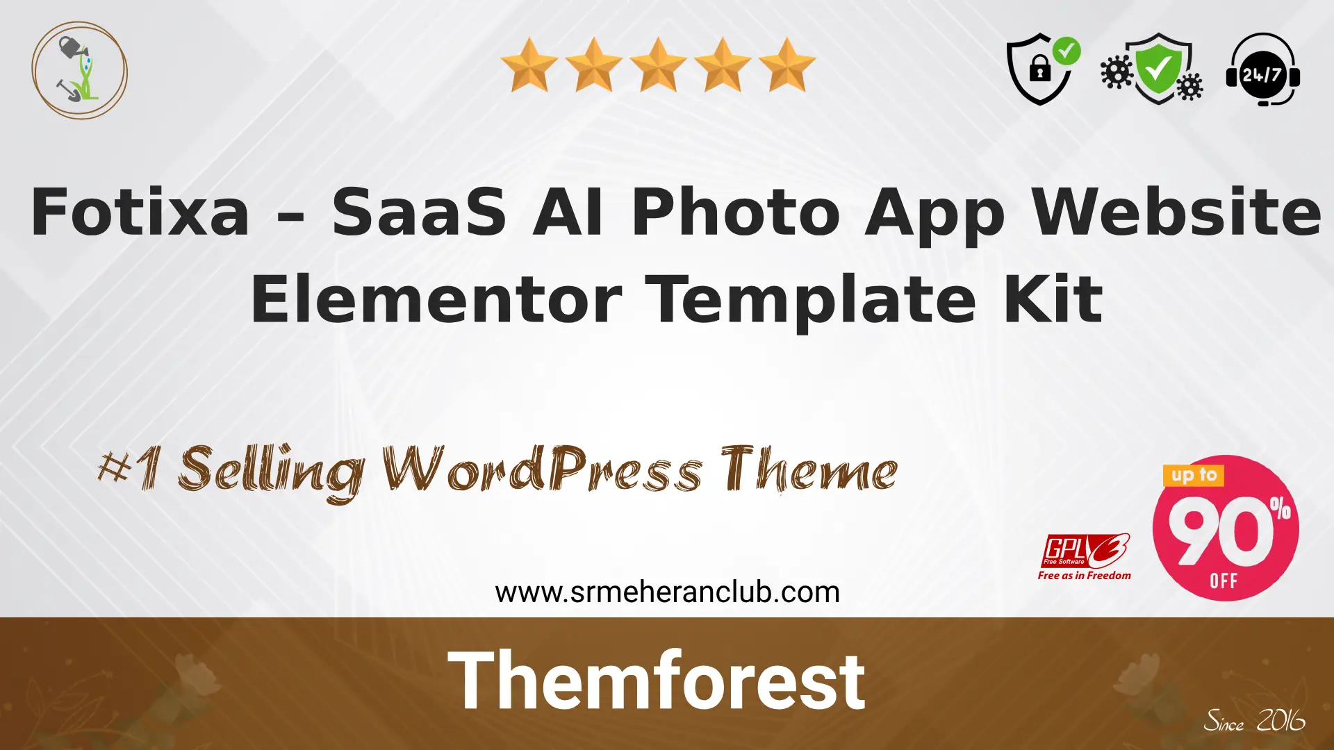 Fotixa – SaaS AI Photo App Website Elementor Template Kit