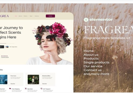 Product Image - Fragrea – Fragrance Store Elementor Tempate Kit