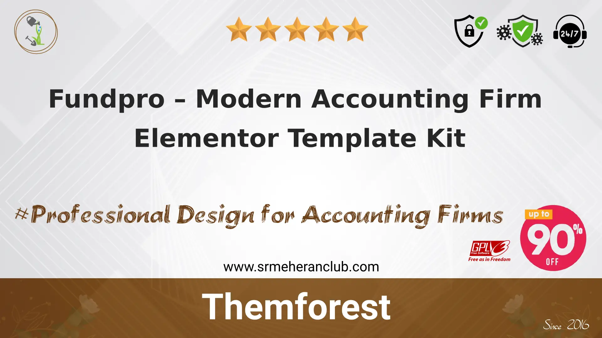 Fundpro – Modern Accounting Firm Elementor Template Kit