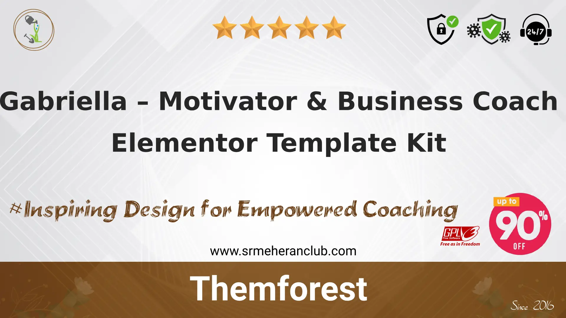 Gabriella – Motivator & Business Coach Elementor Template Kit — Elementor Kit by Themeforest